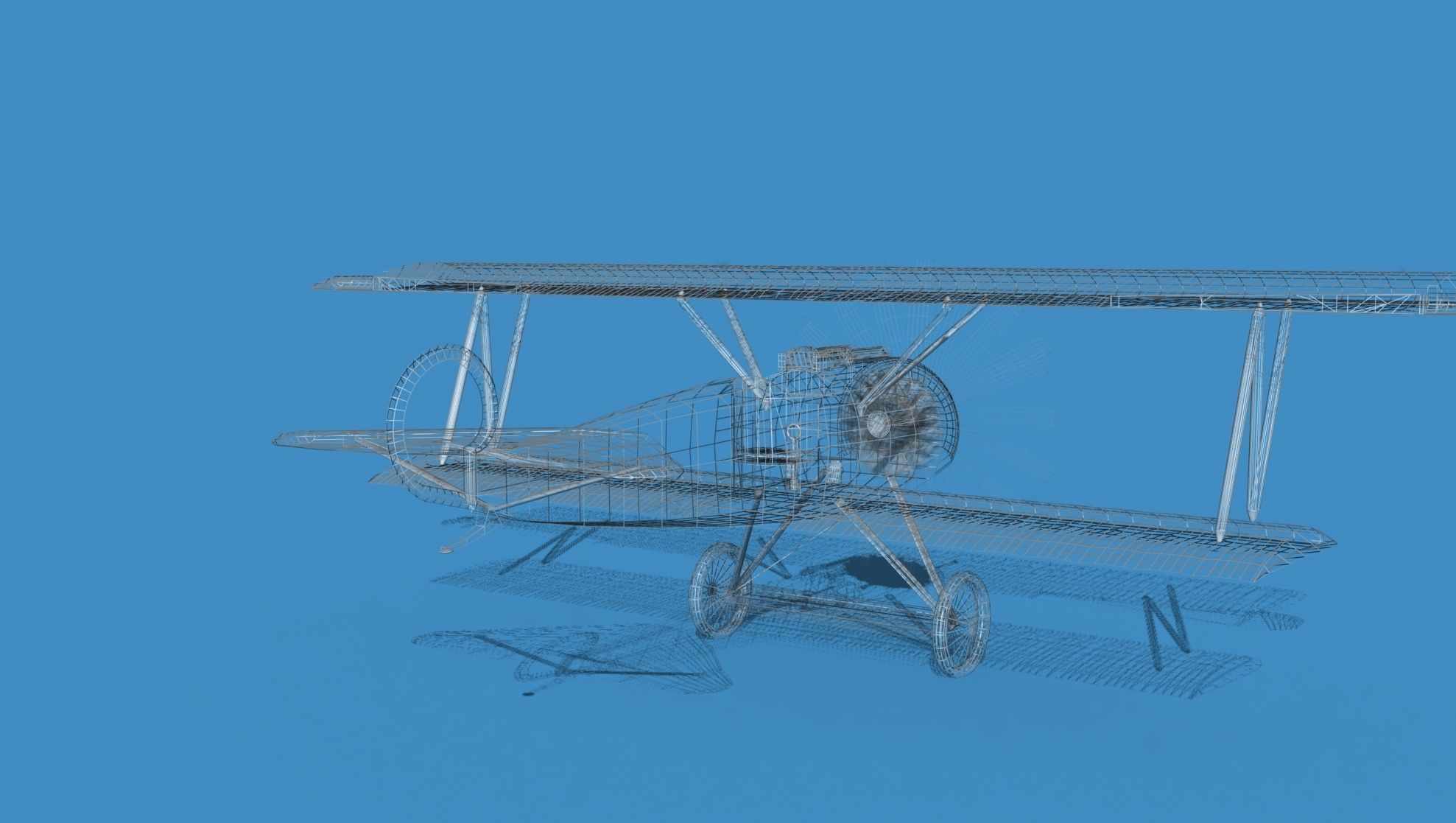 Fokker D-VI V00 3D model_16