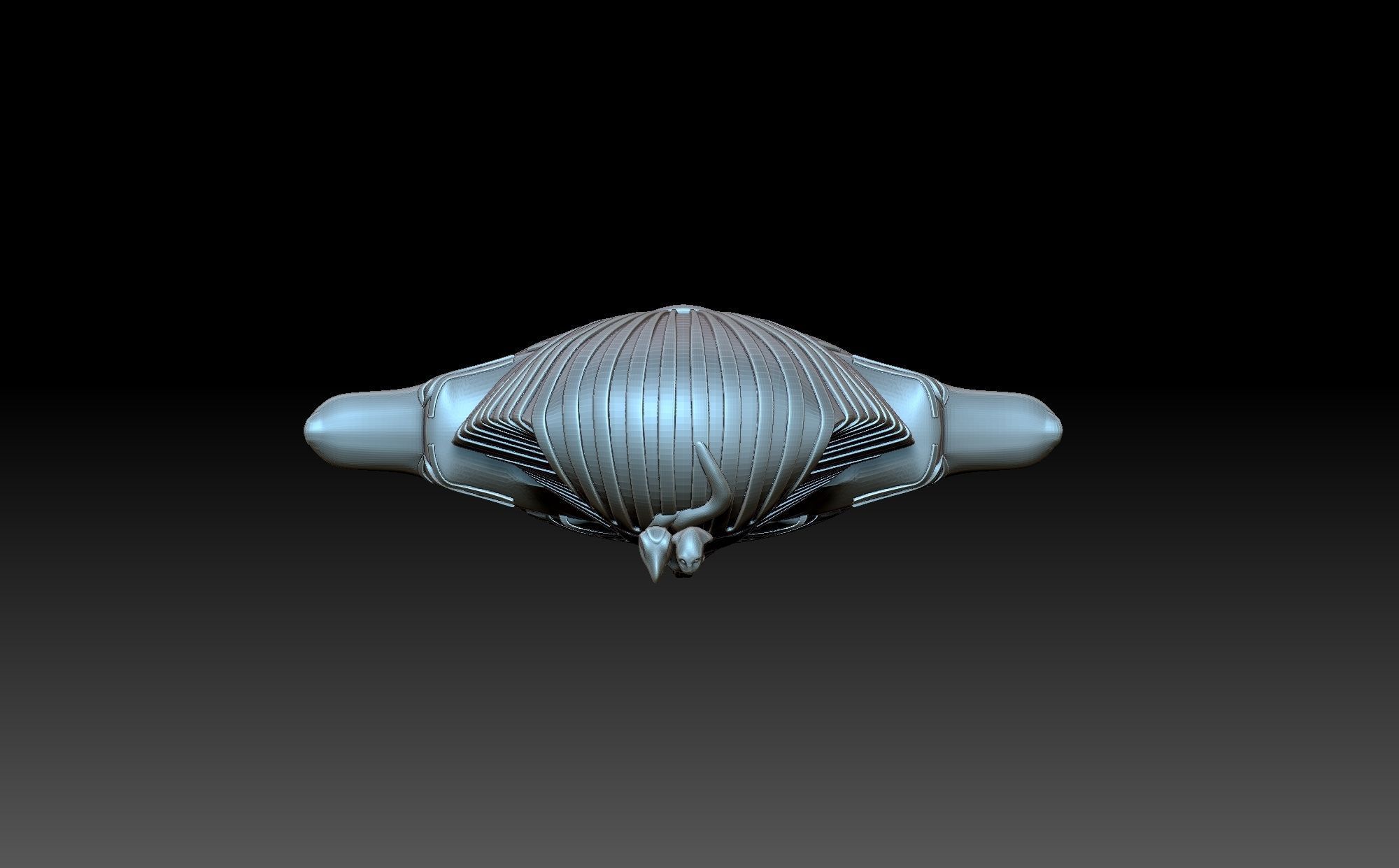 Tutankhamun egyptian scepter 3D print model_12