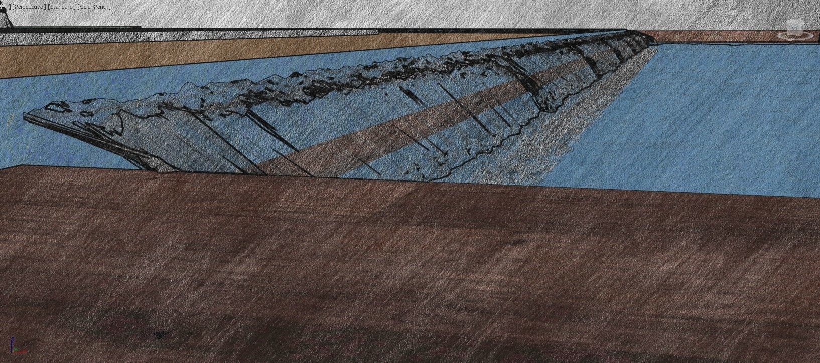 Modern Apartment Landscape Design Realistic Render - 2022 3D model_4