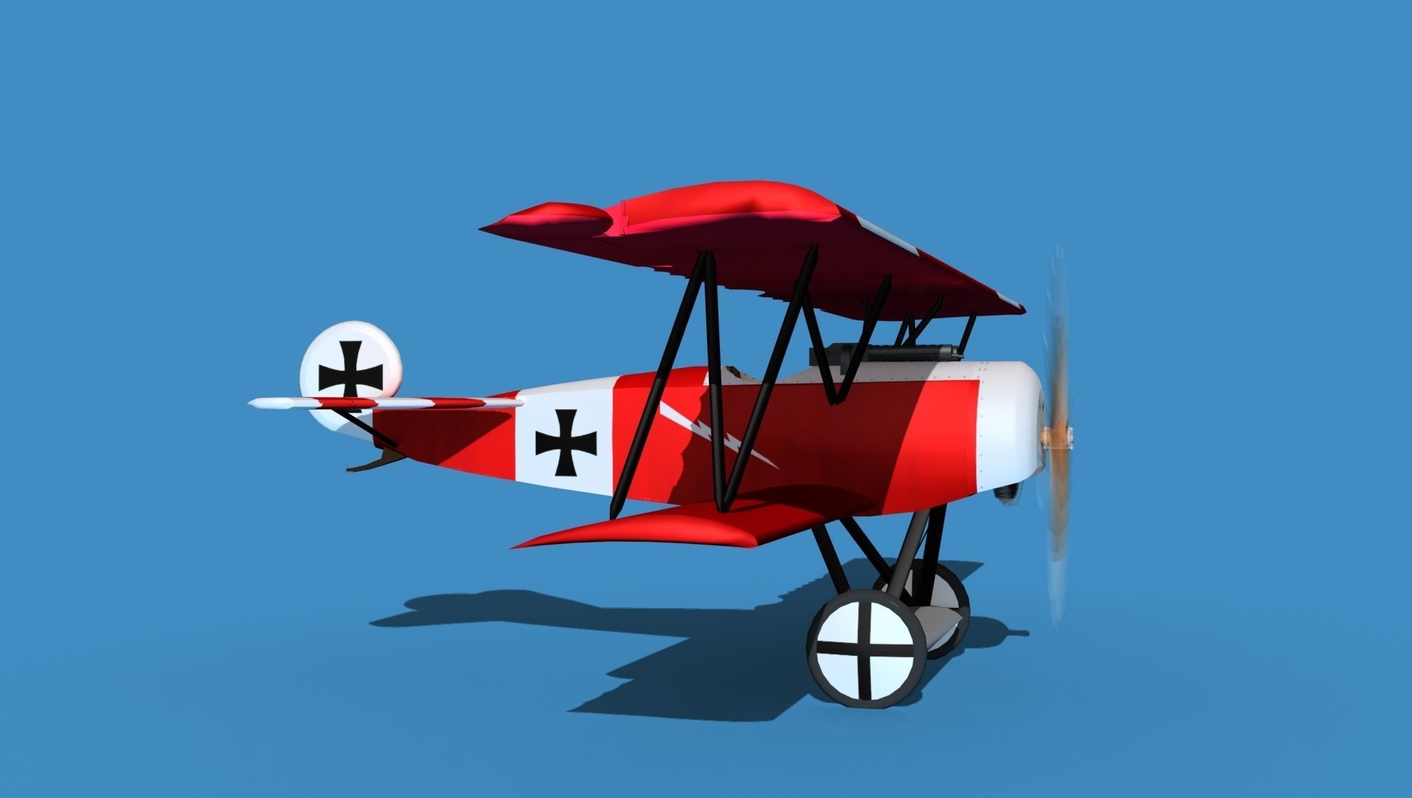 Fokker D-VI V03 3D model_3