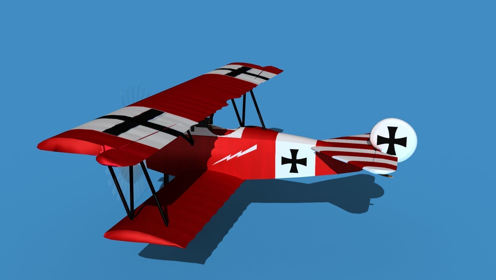 Fokker D-VI V03 3D model_8