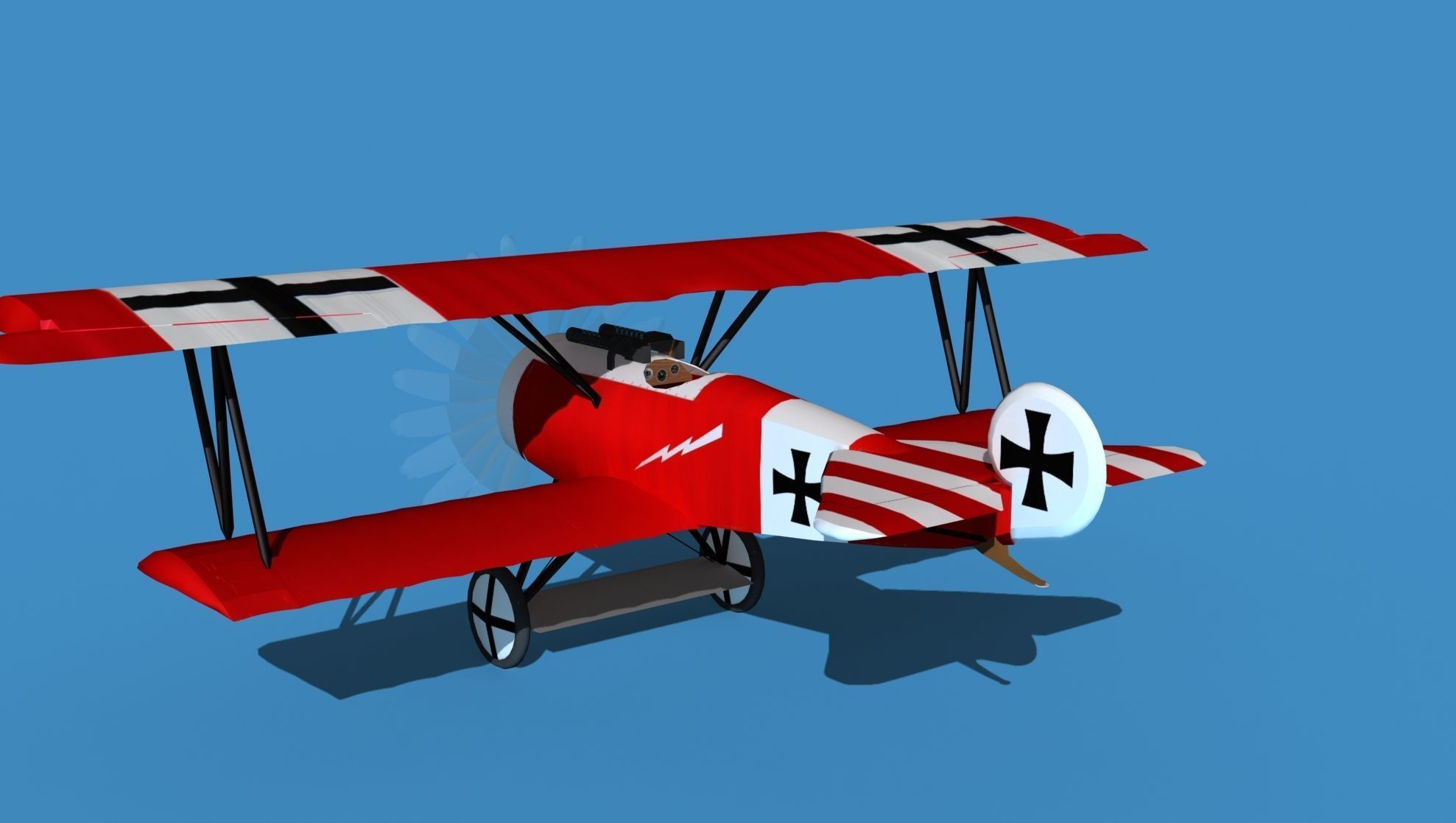 Fokker D-VI V03 3D model_7