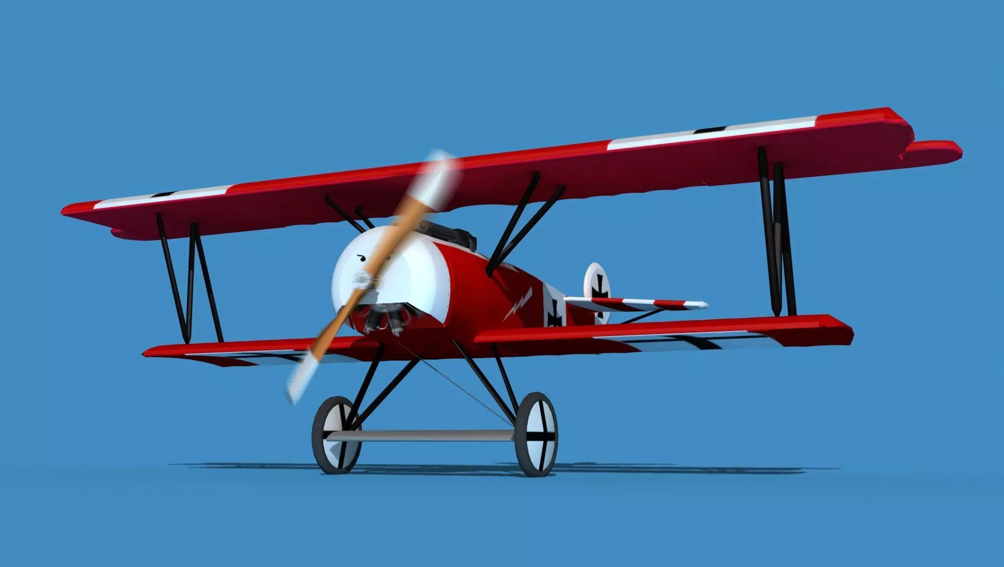 Fokker D-VI V03 3D model_0