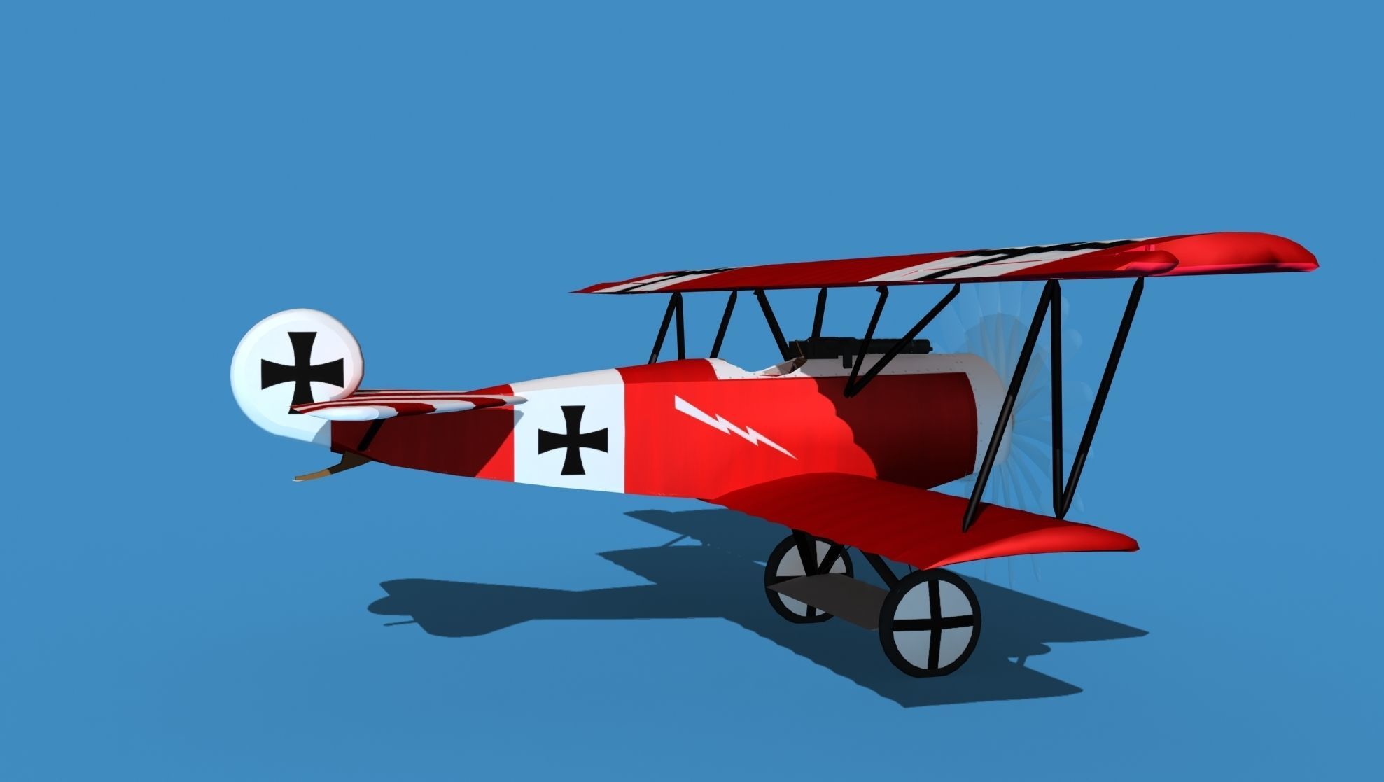Fokker D-VI V03 3D model_4