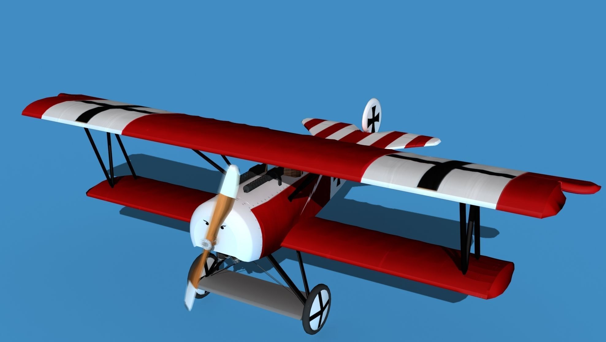 Fokker D-VI V03 3D model_10