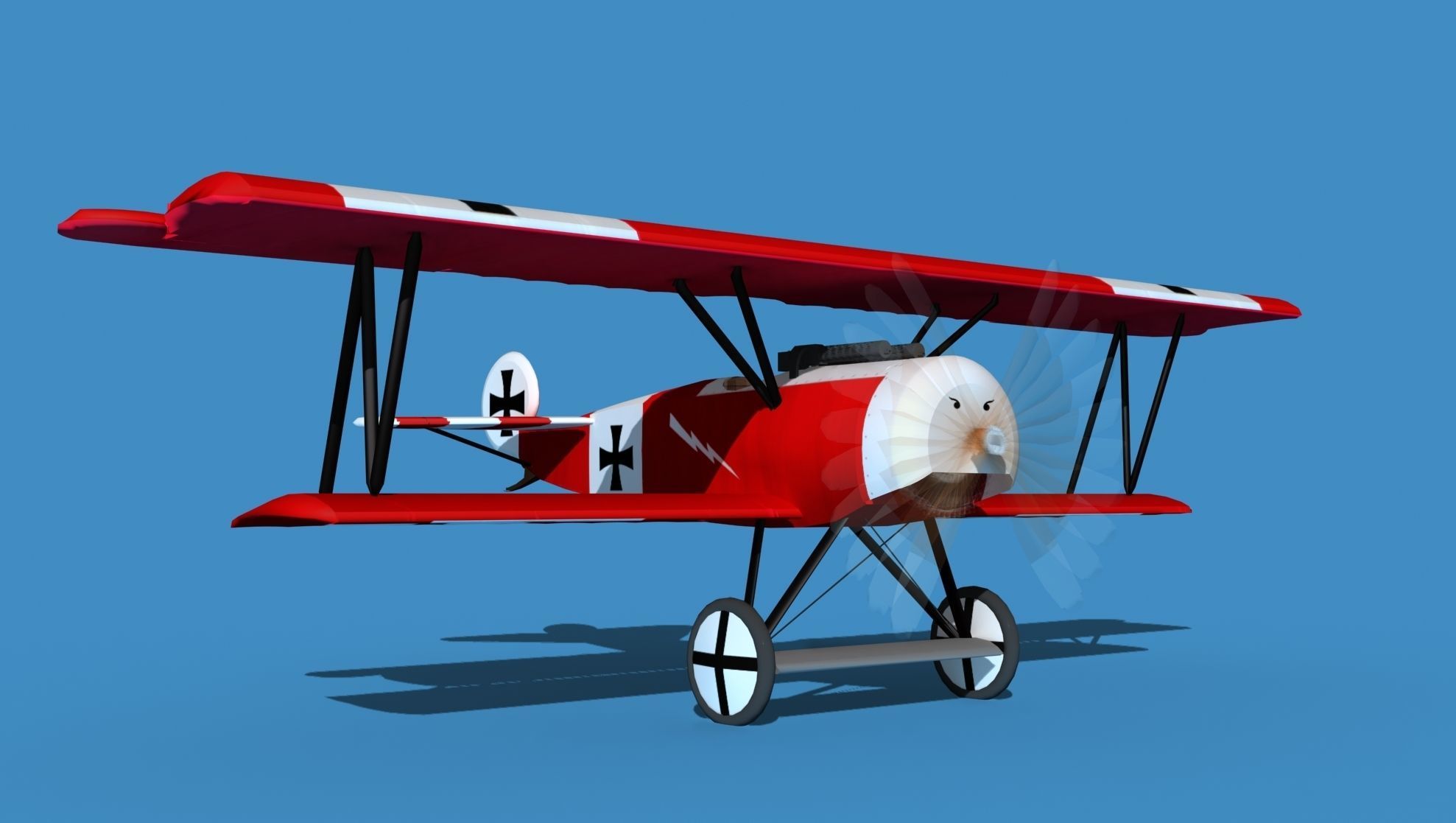 Fokker D-VI V03 3D model_2