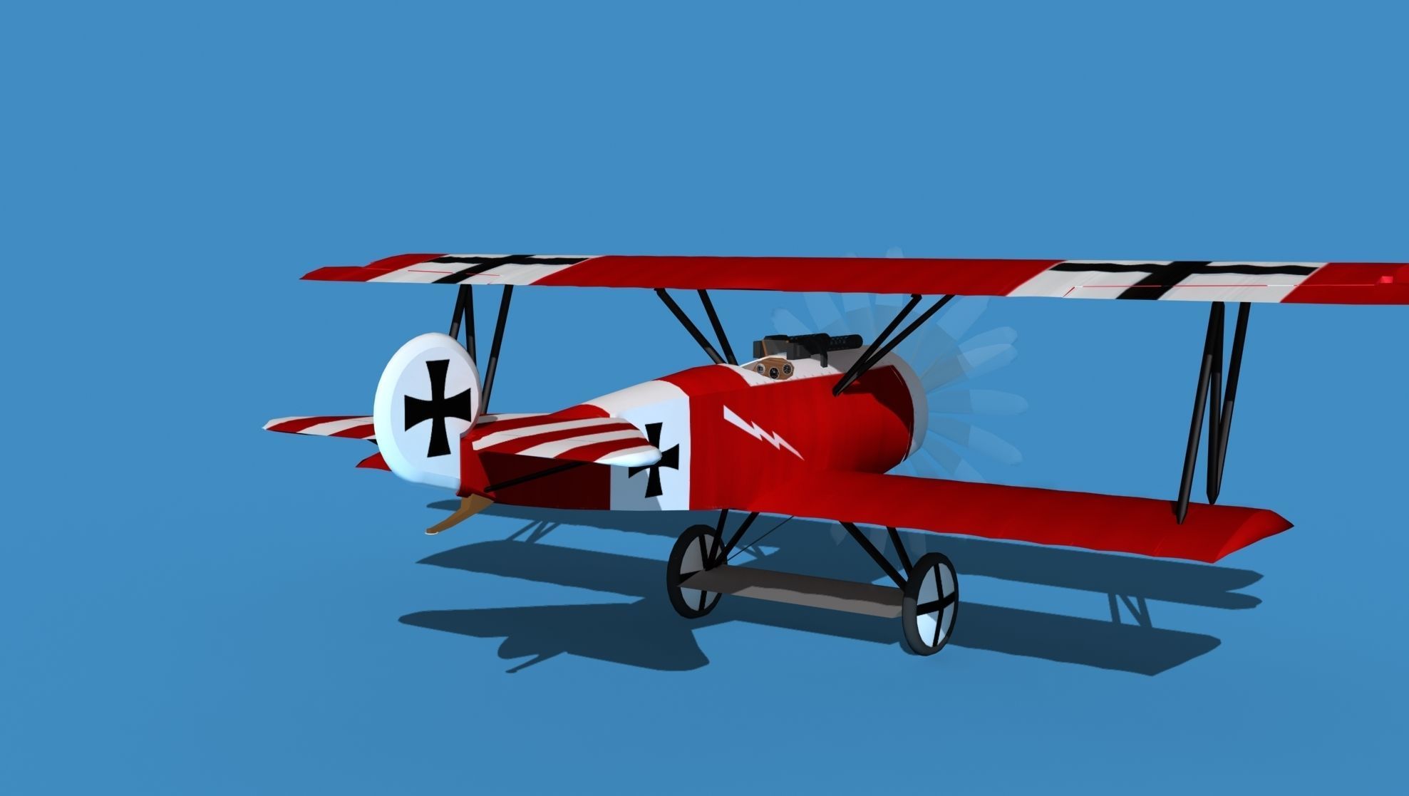 Fokker D-VI V03 3D model_5