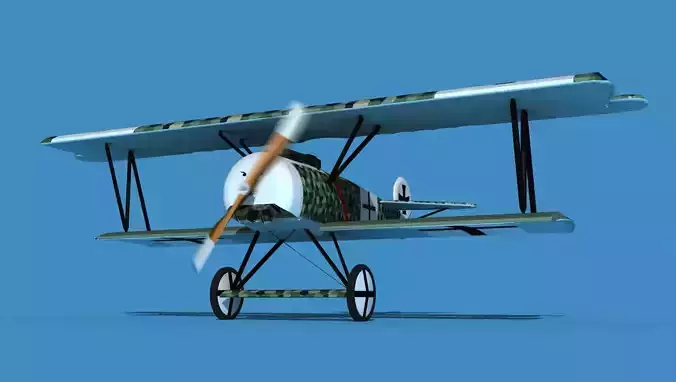 Fokker D-VI V05 3D model