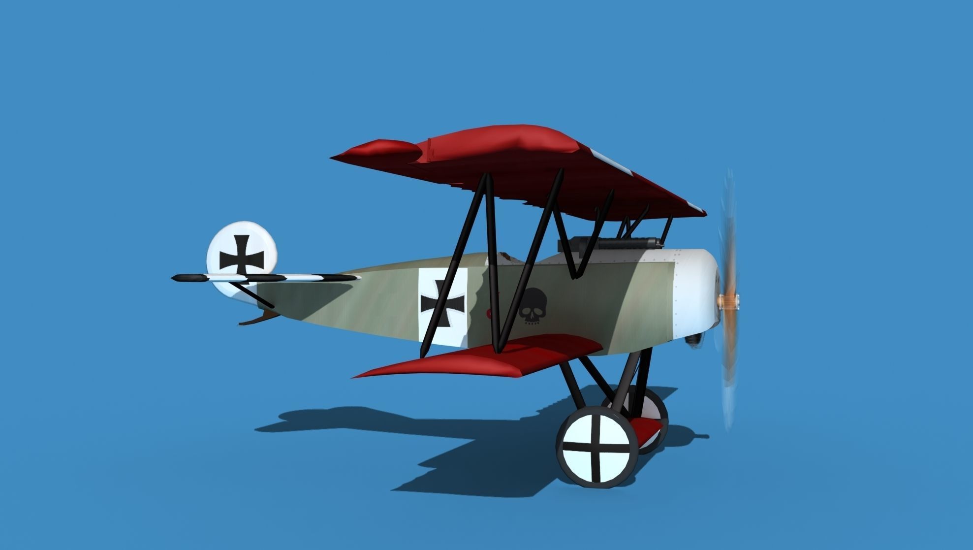 Fokker D-VI V06 3D model_3