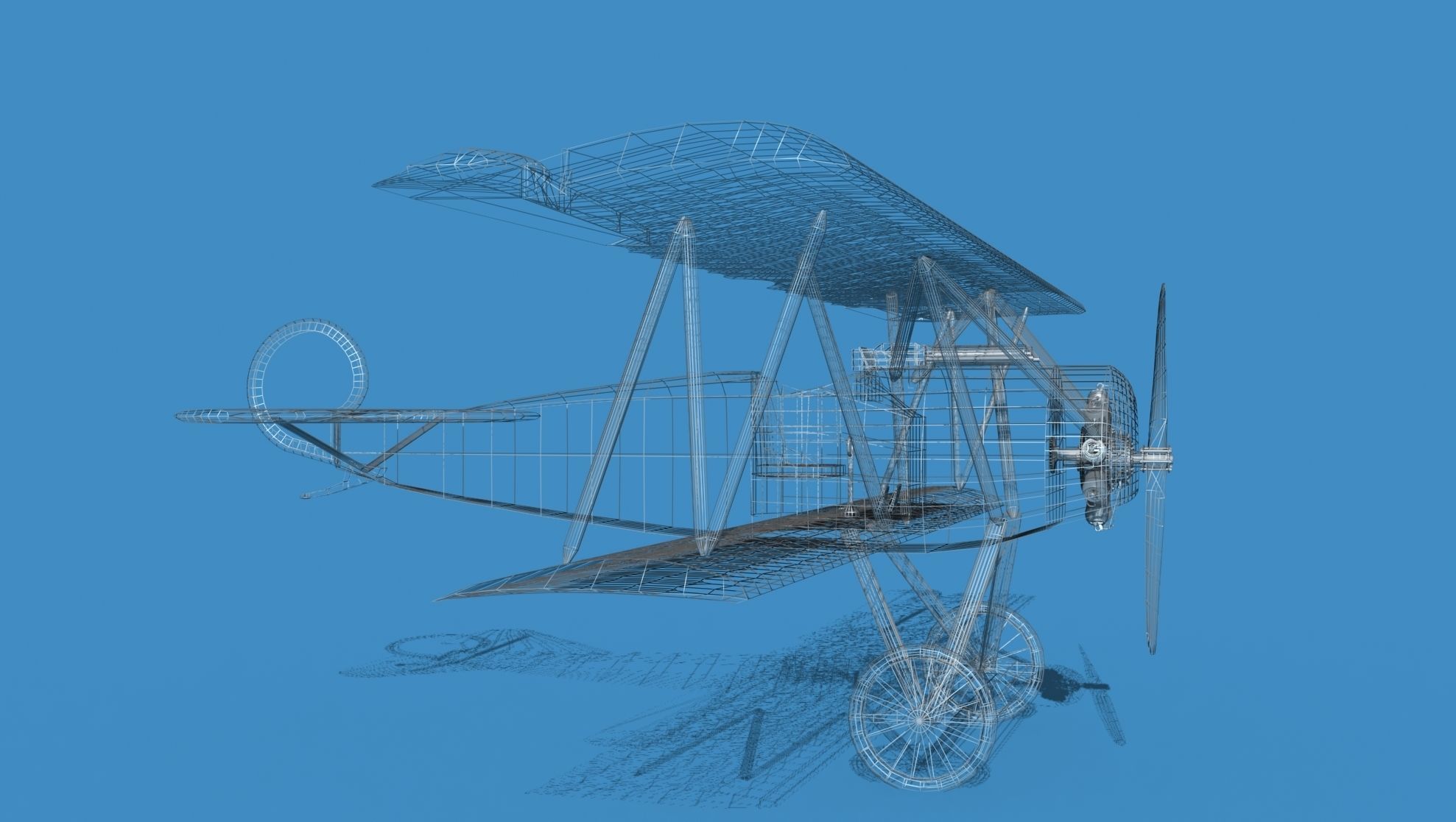 Fokker D-VI V06 3D model_14