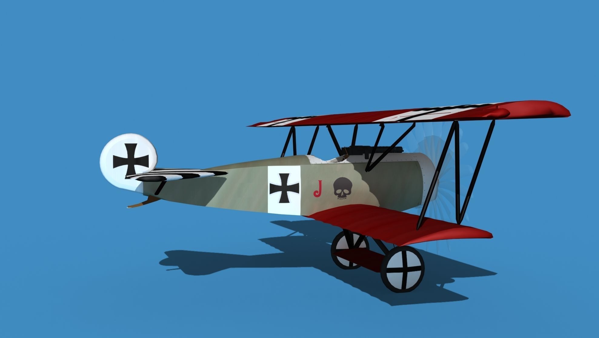 Fokker D-VI V06 3D model_4