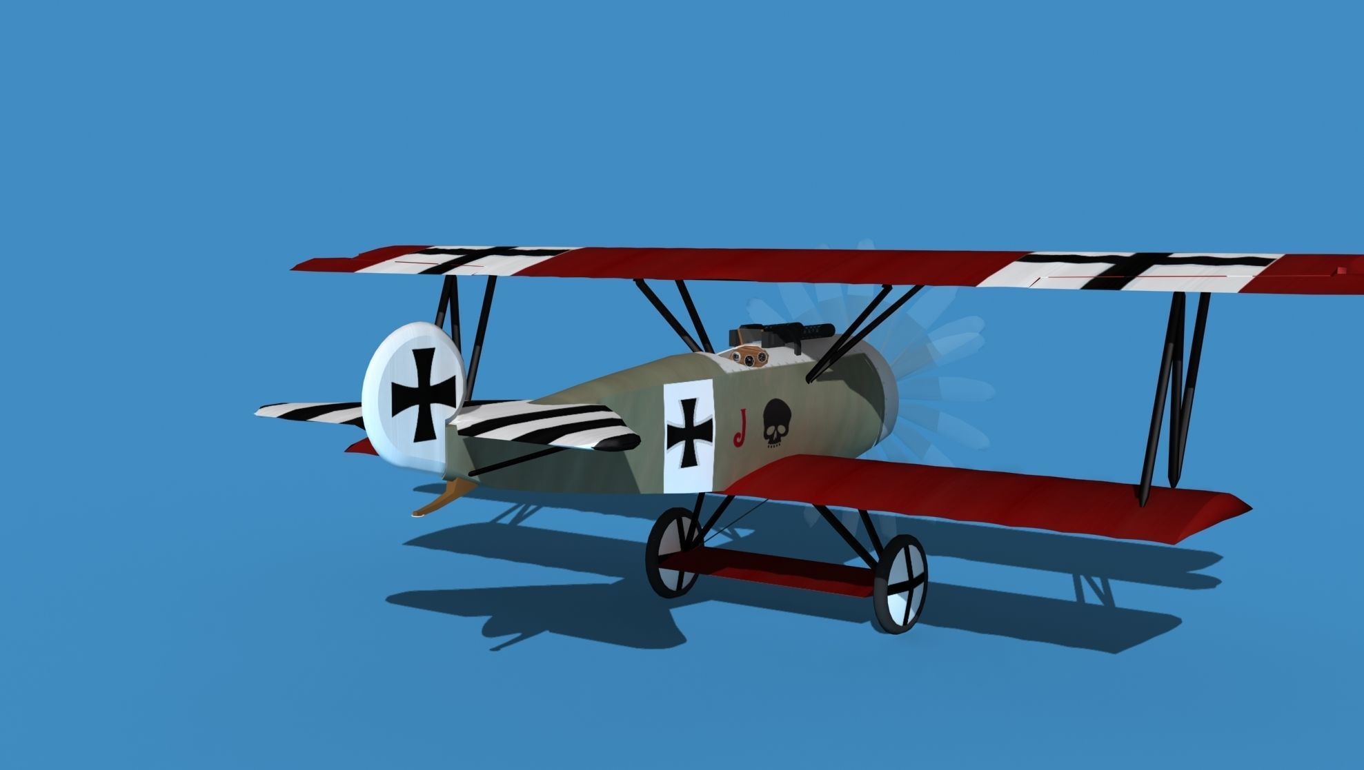 Fokker D-VI V06 3D model_5