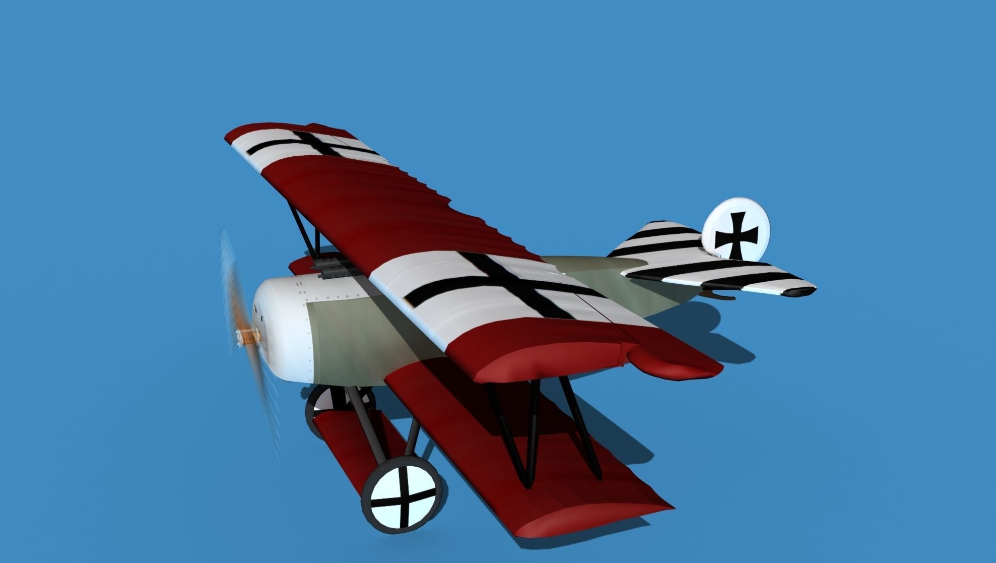 Fokker D-VI V06 3D model_9