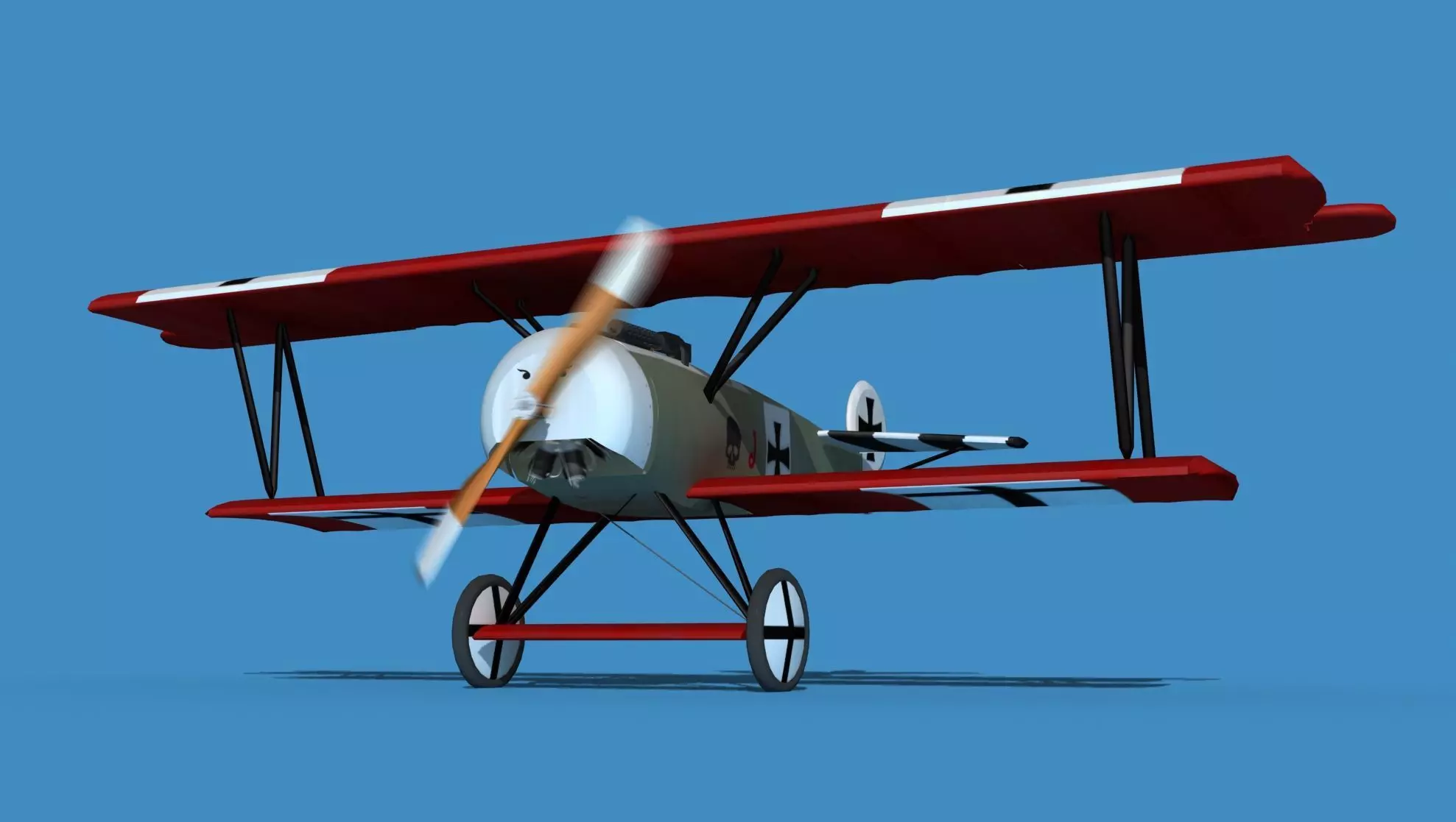 Fokker D-VI V06 3D model_0