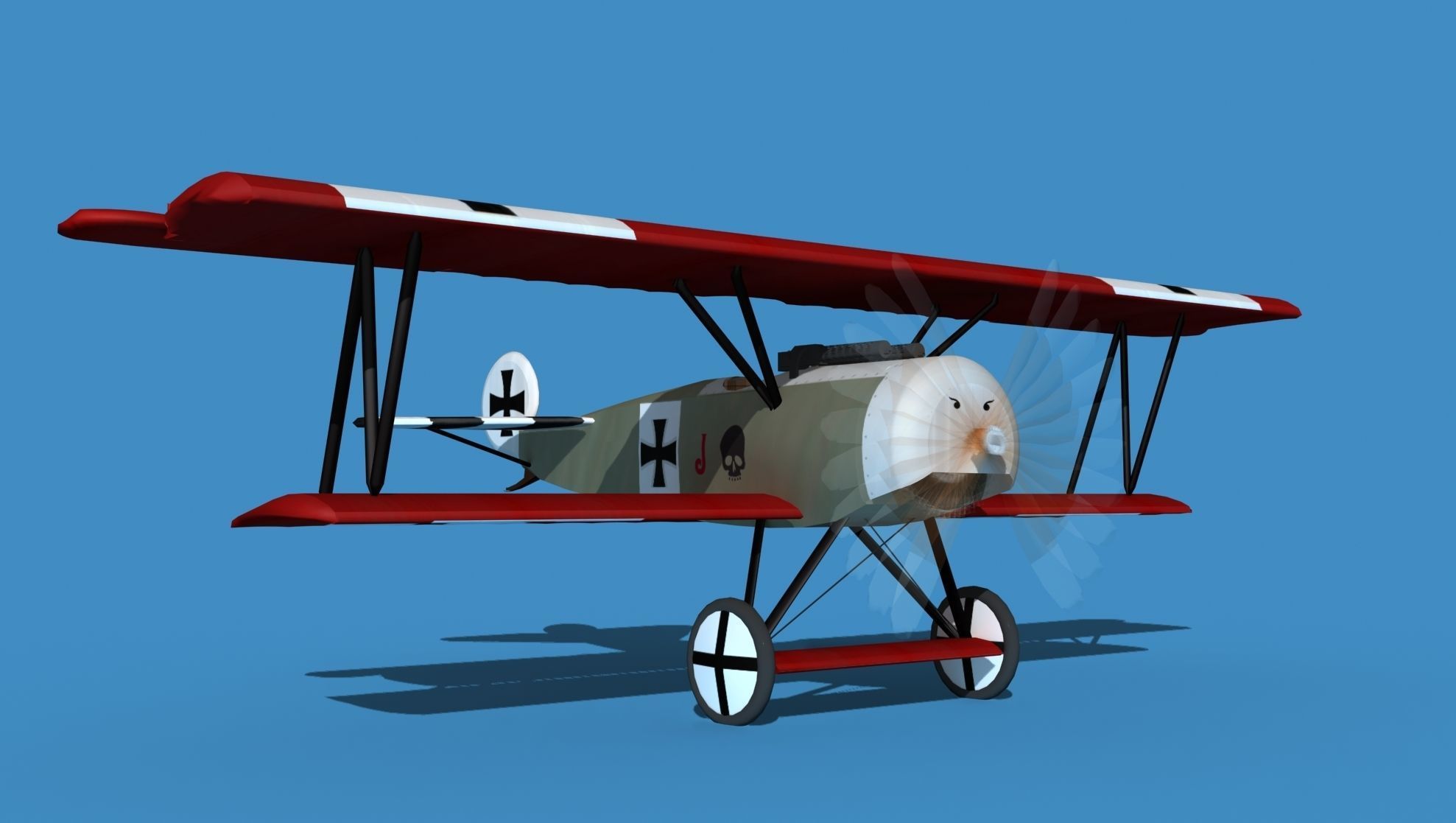 Fokker D-VI V06 3D model_2