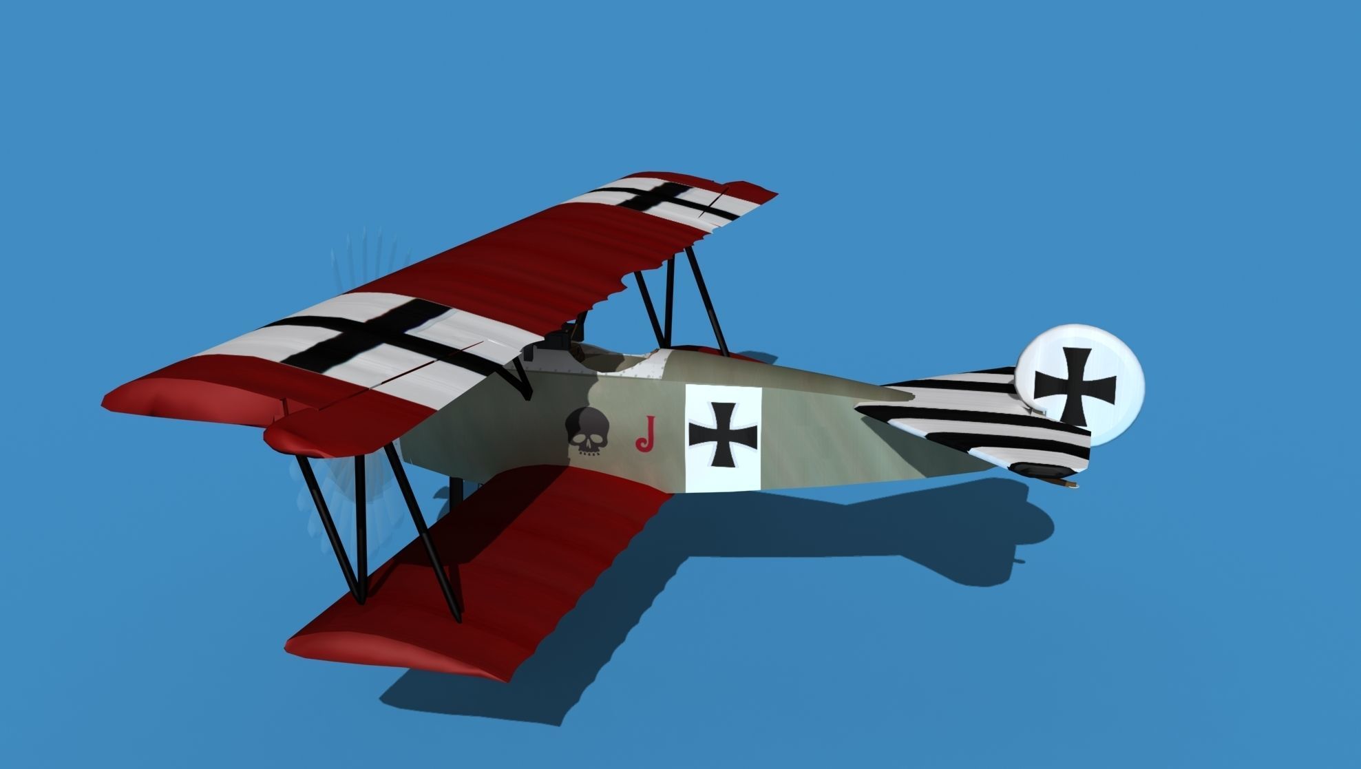 Fokker D-VI V06 3D model_8