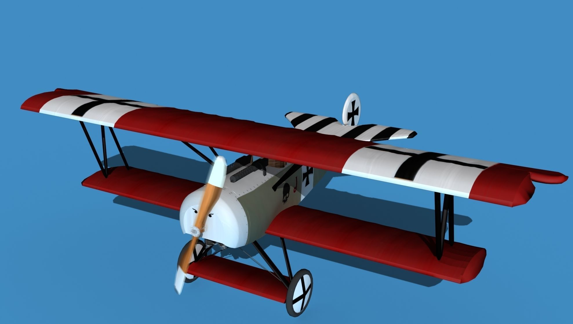 Fokker D-VI V06 3D model_10