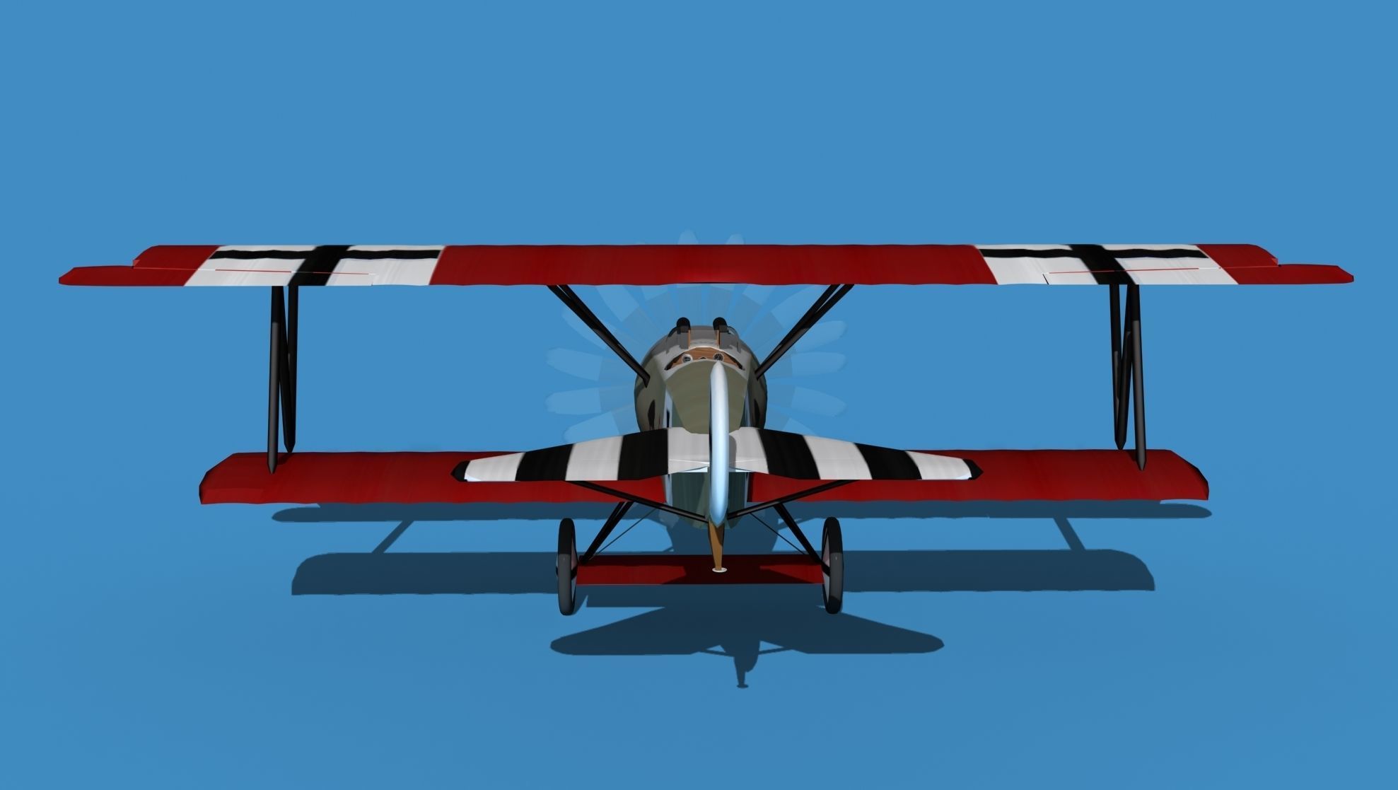 Fokker D-VI V06 3D model_6