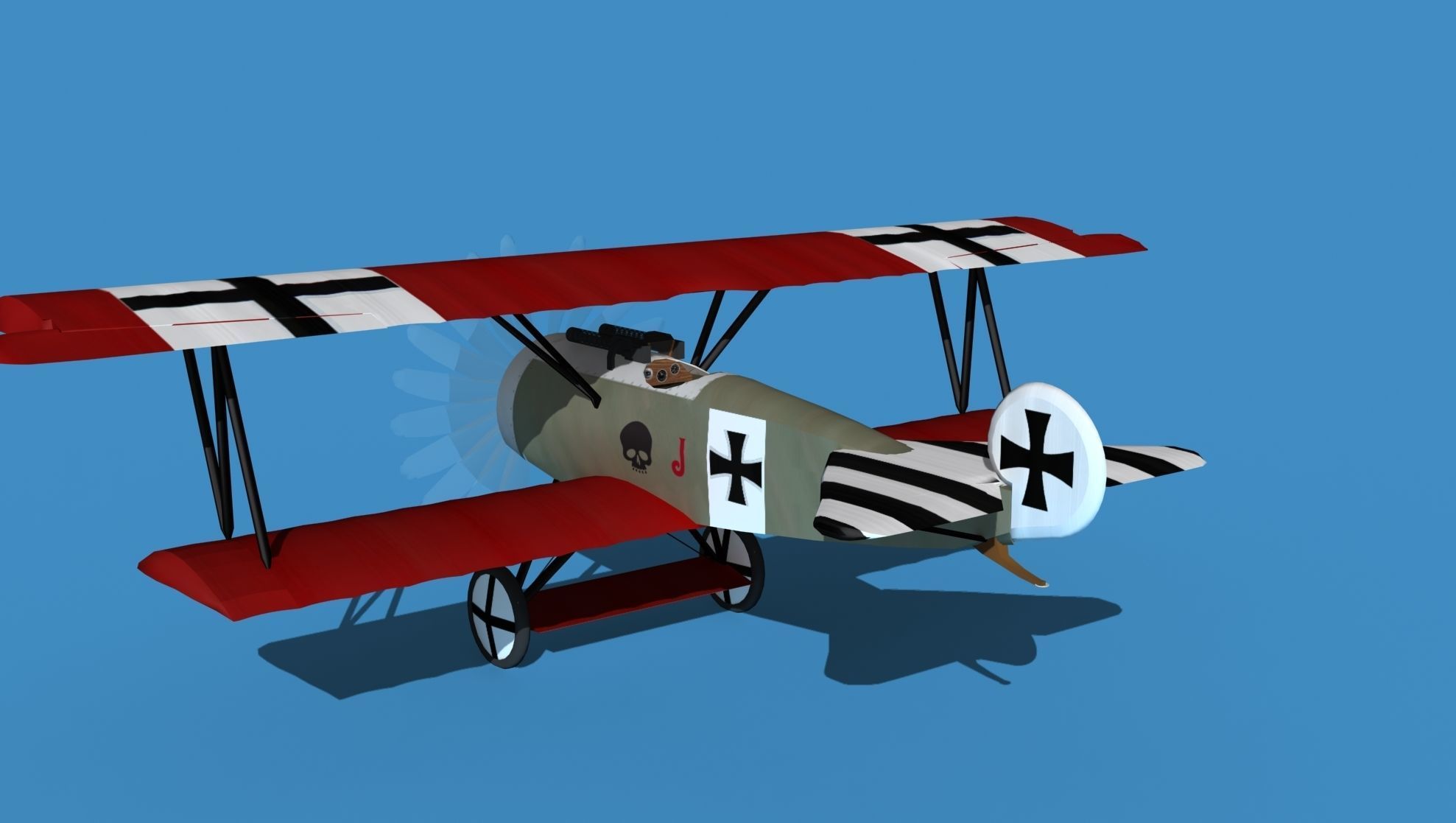 Fokker D-VI V06 3D model_7