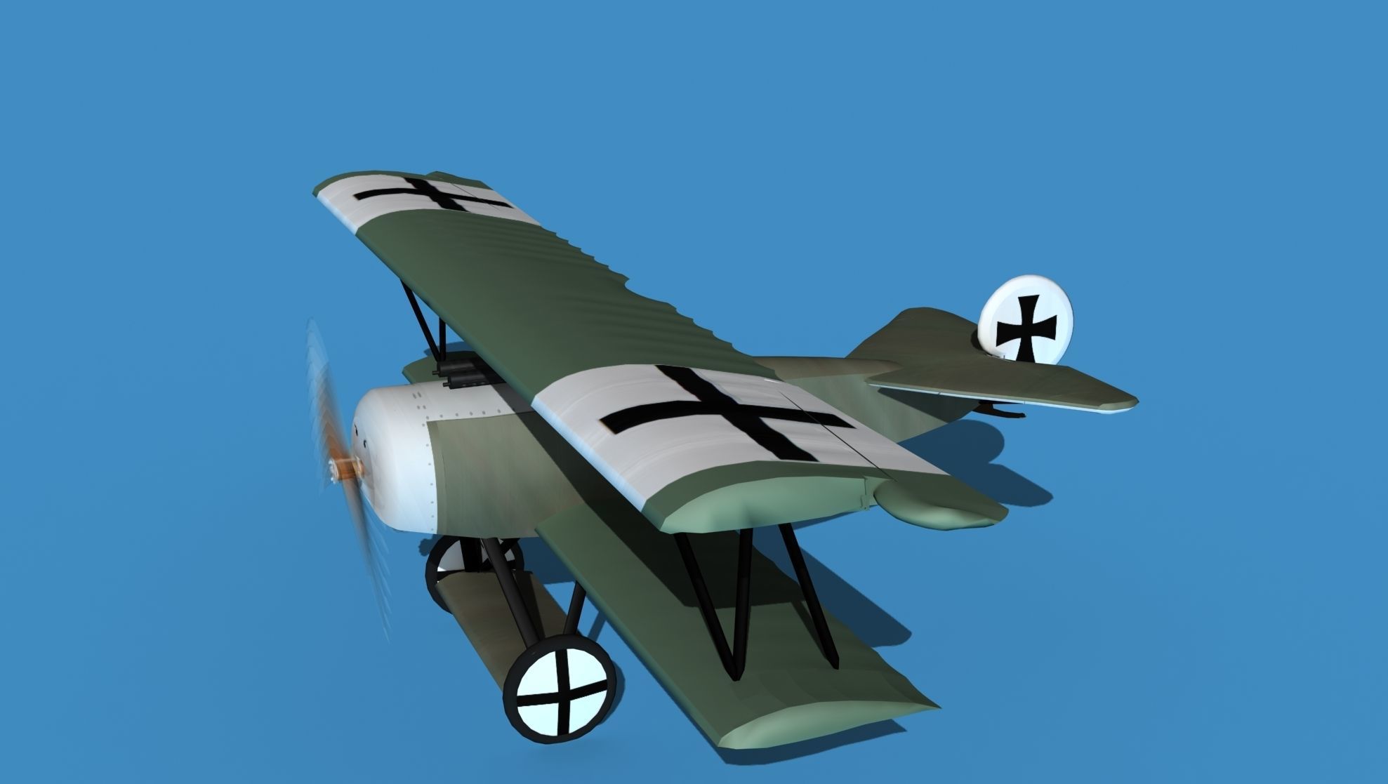 Fokker D-VI V14 3D model_9