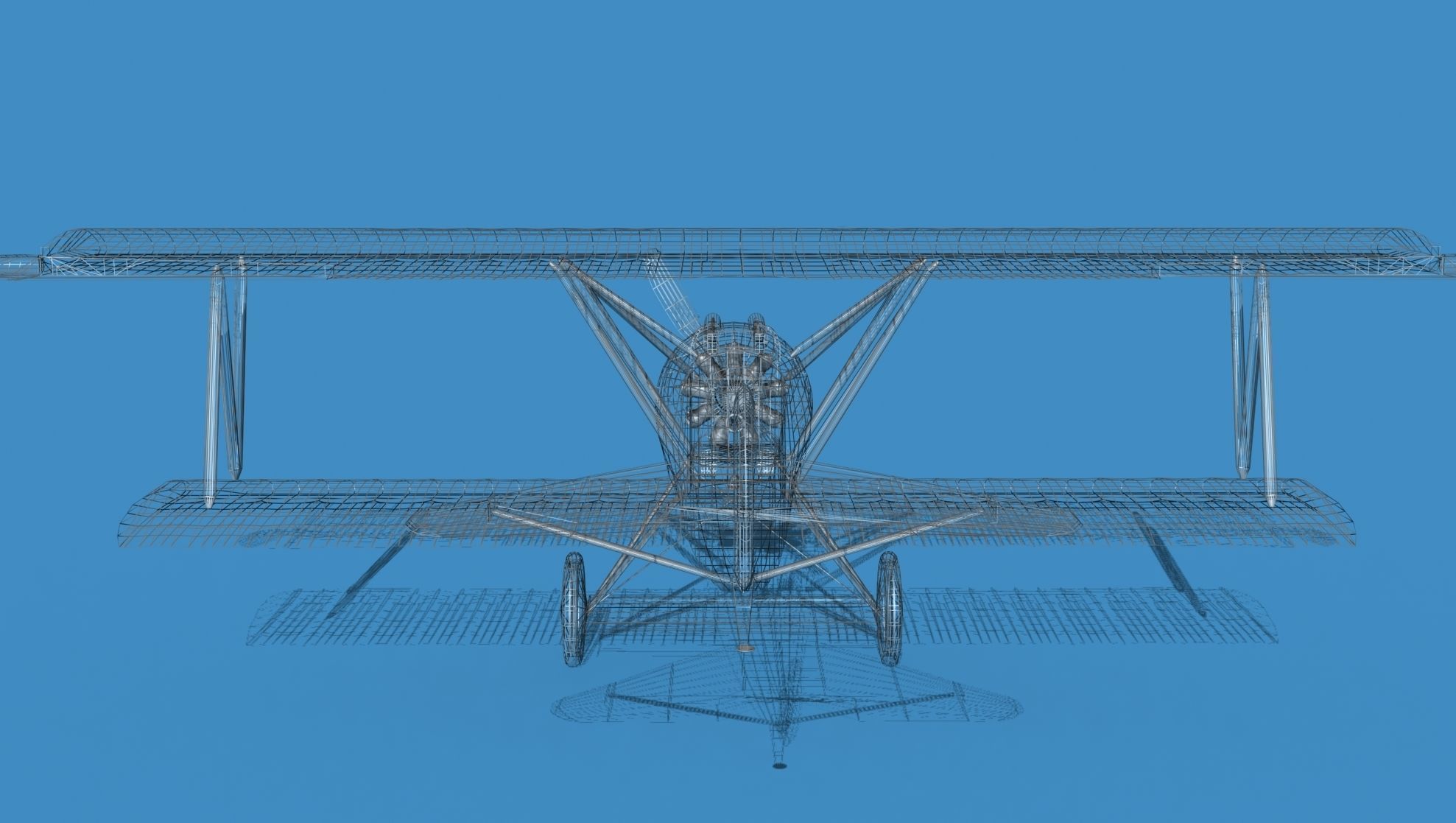 Fokker D-VI V14 3D model_17