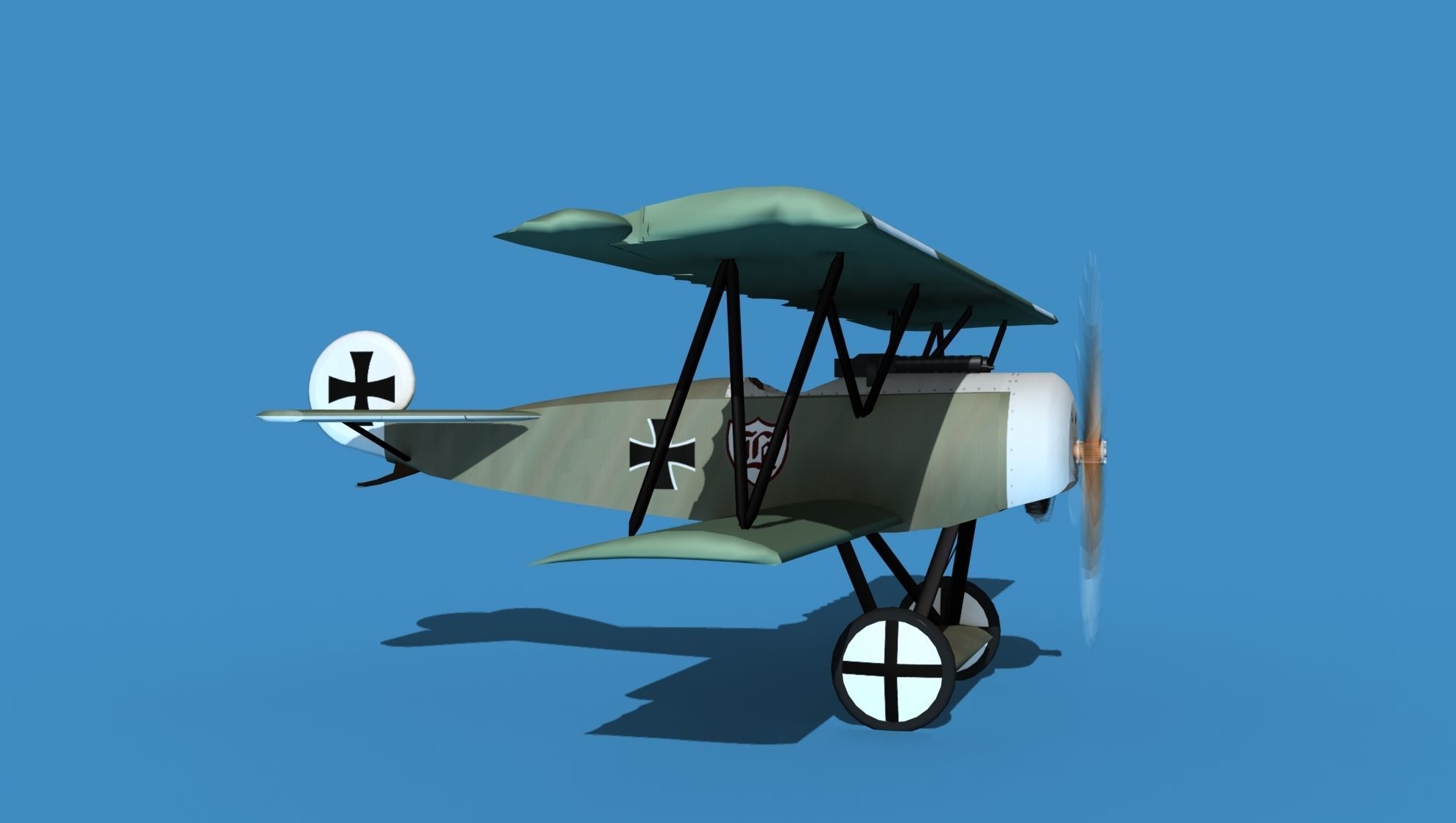 Fokker D-VI V14 3D model_3