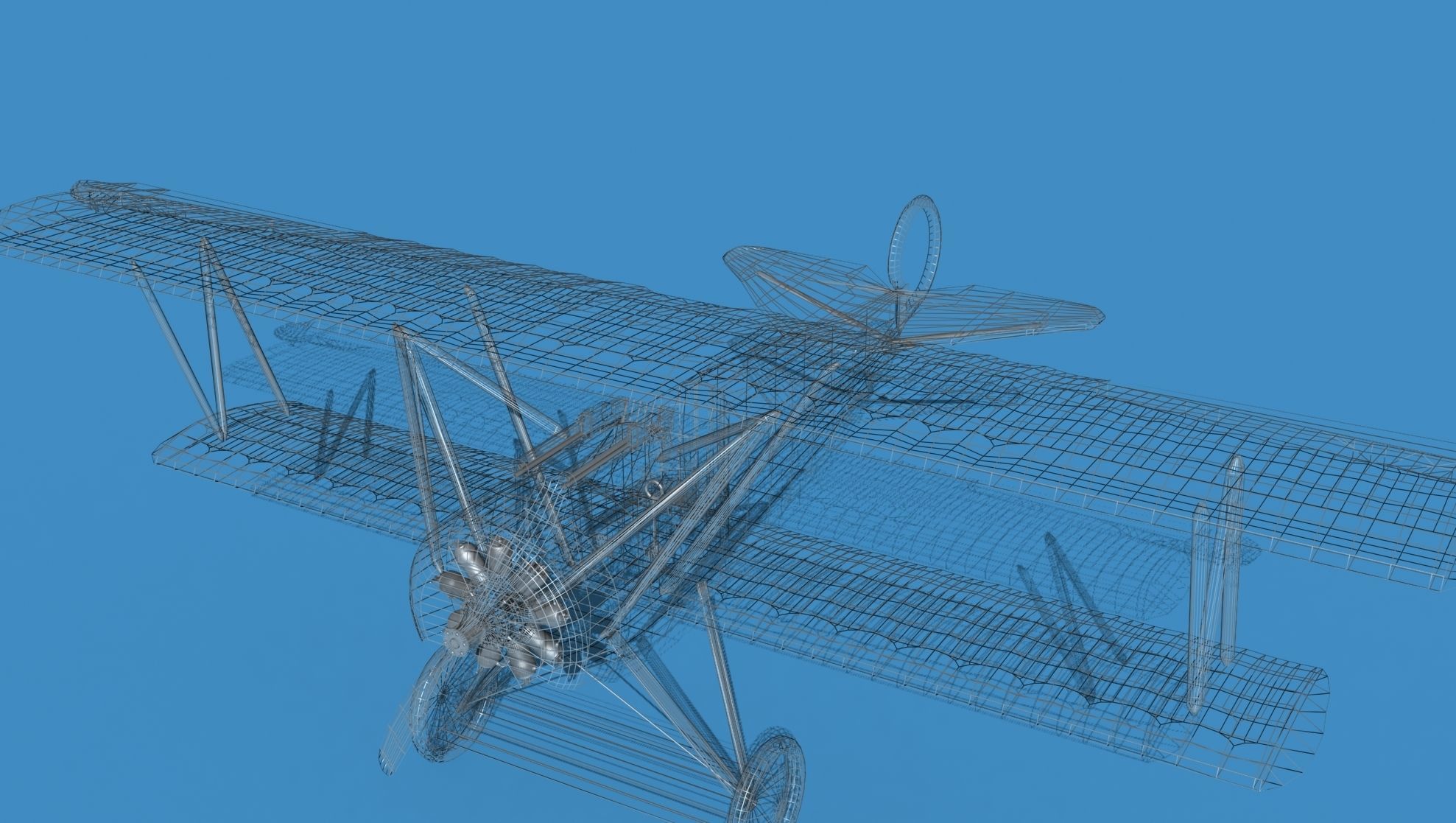 Fokker D-VI V14 3D model_21