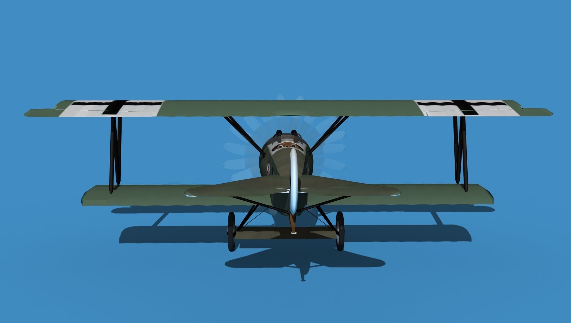 Fokker D-VI V14 3D model_6