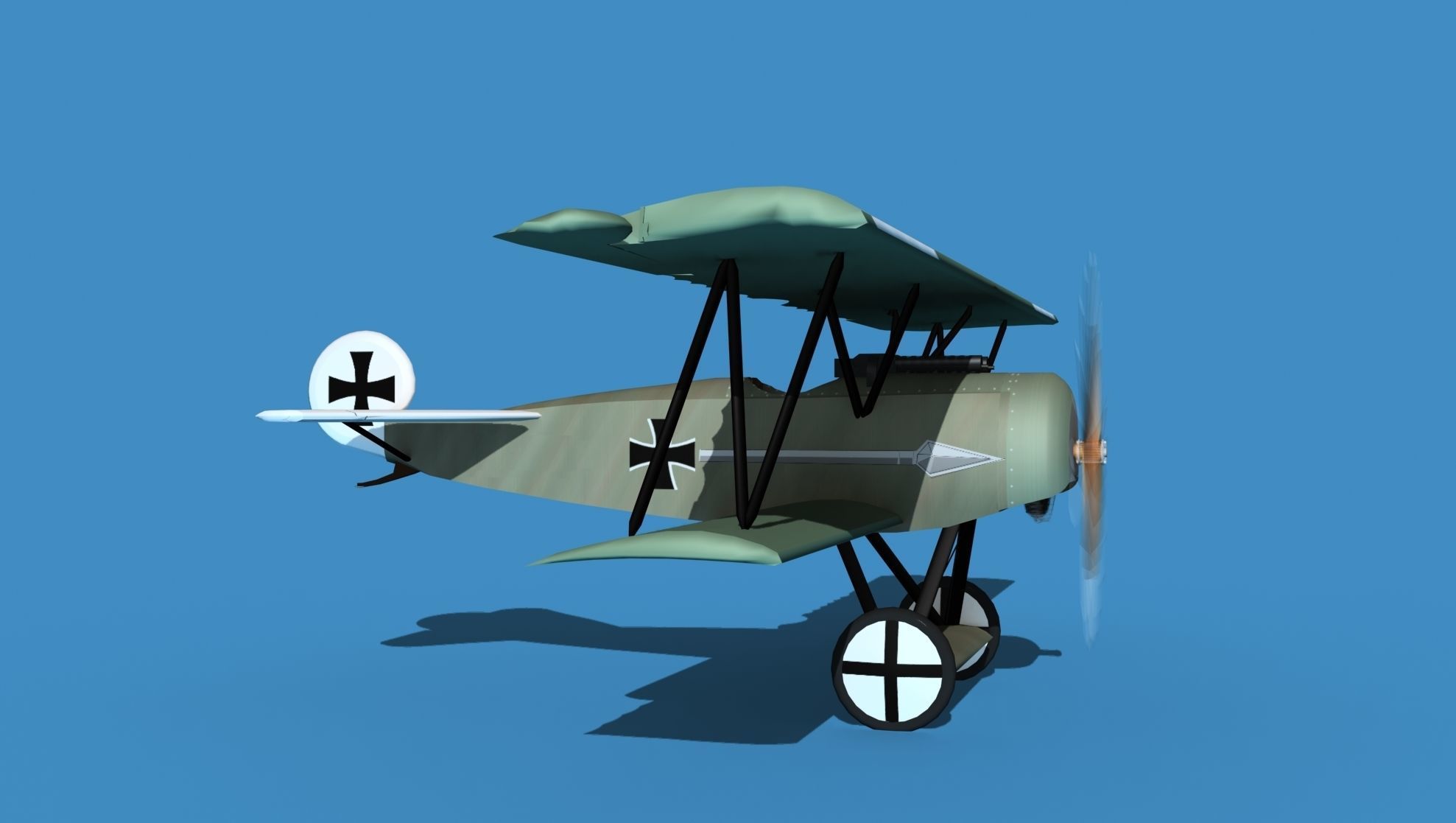 Fokker D-VI V15 3D model_3