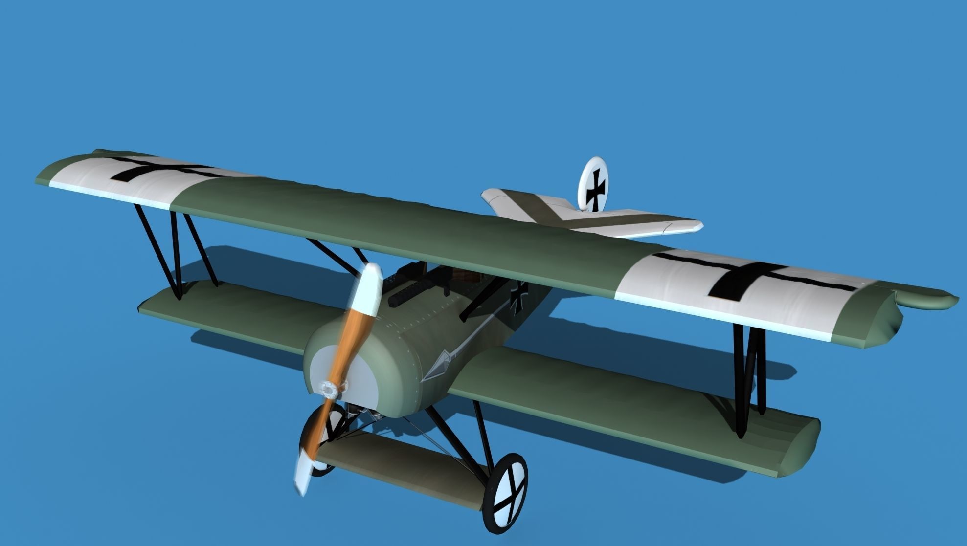 Fokker D-VI V15 3D model_10