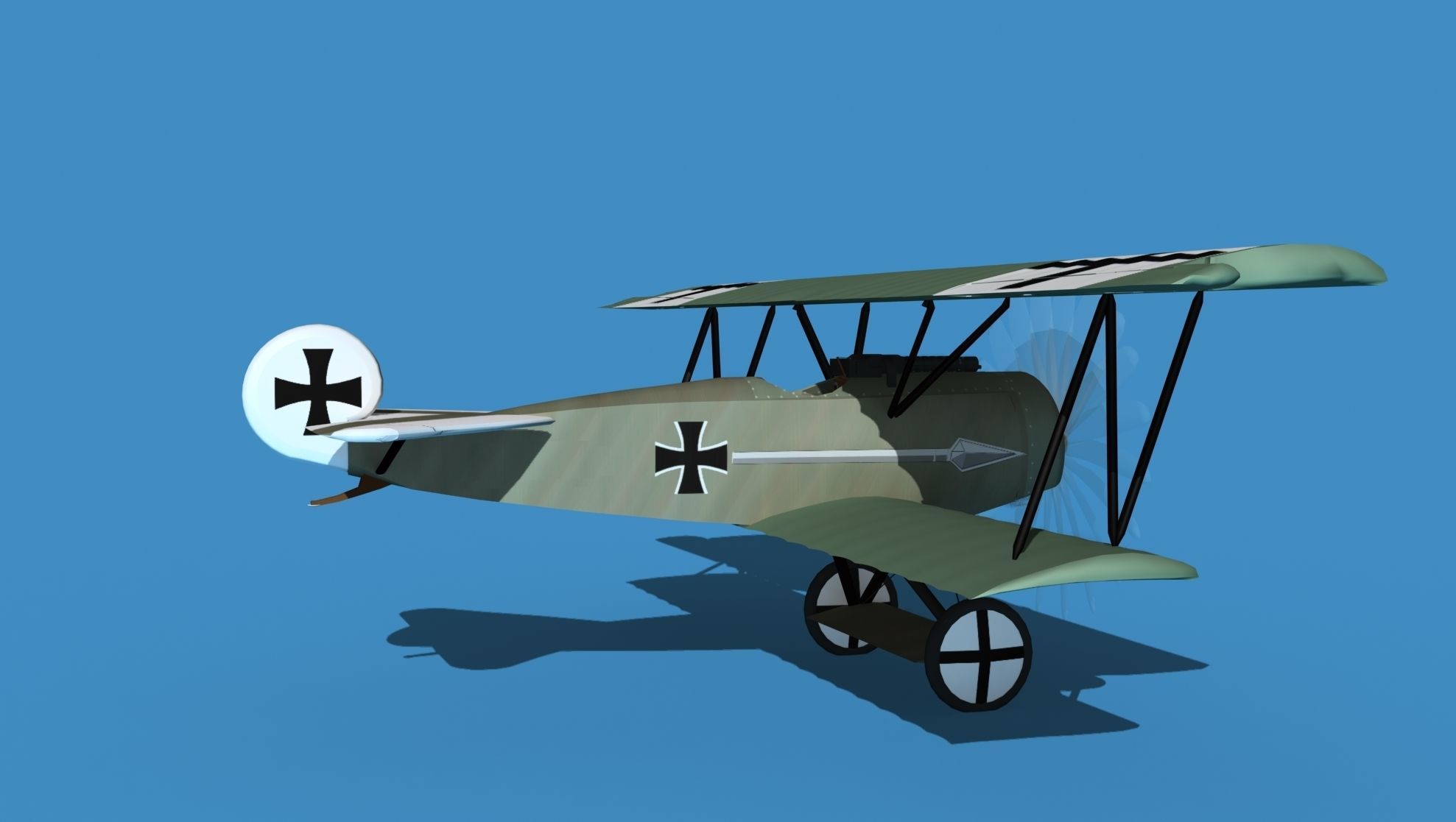 Fokker D-VI V15 3D model_4