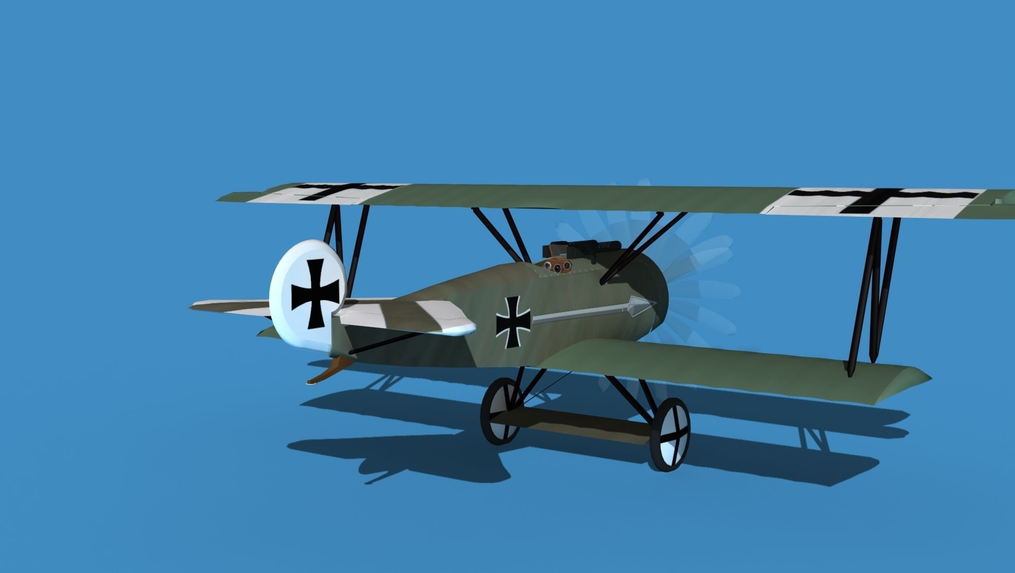 Fokker D-VI V15 3D model_5