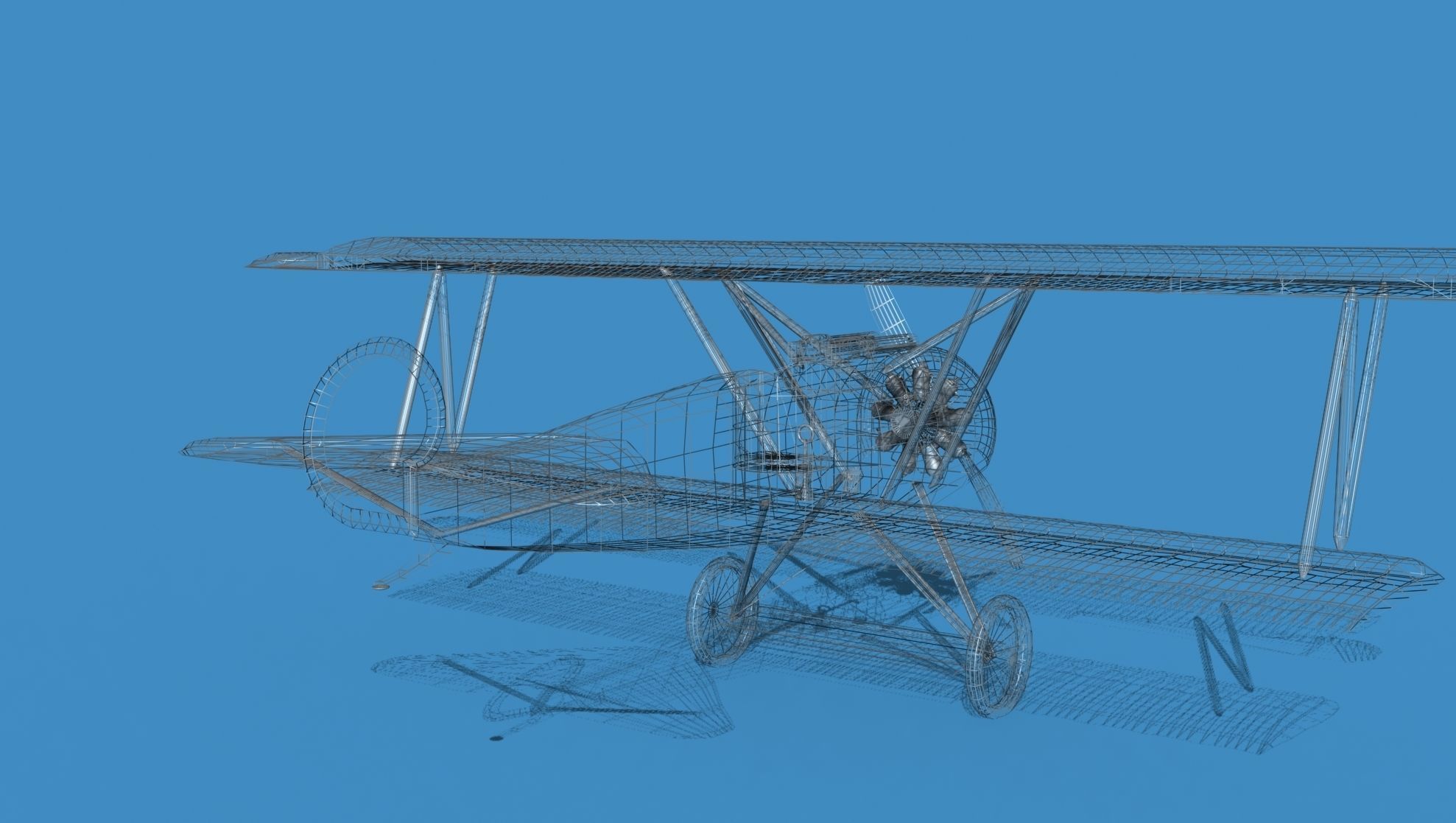Fokker D-VI V15 3D model_16