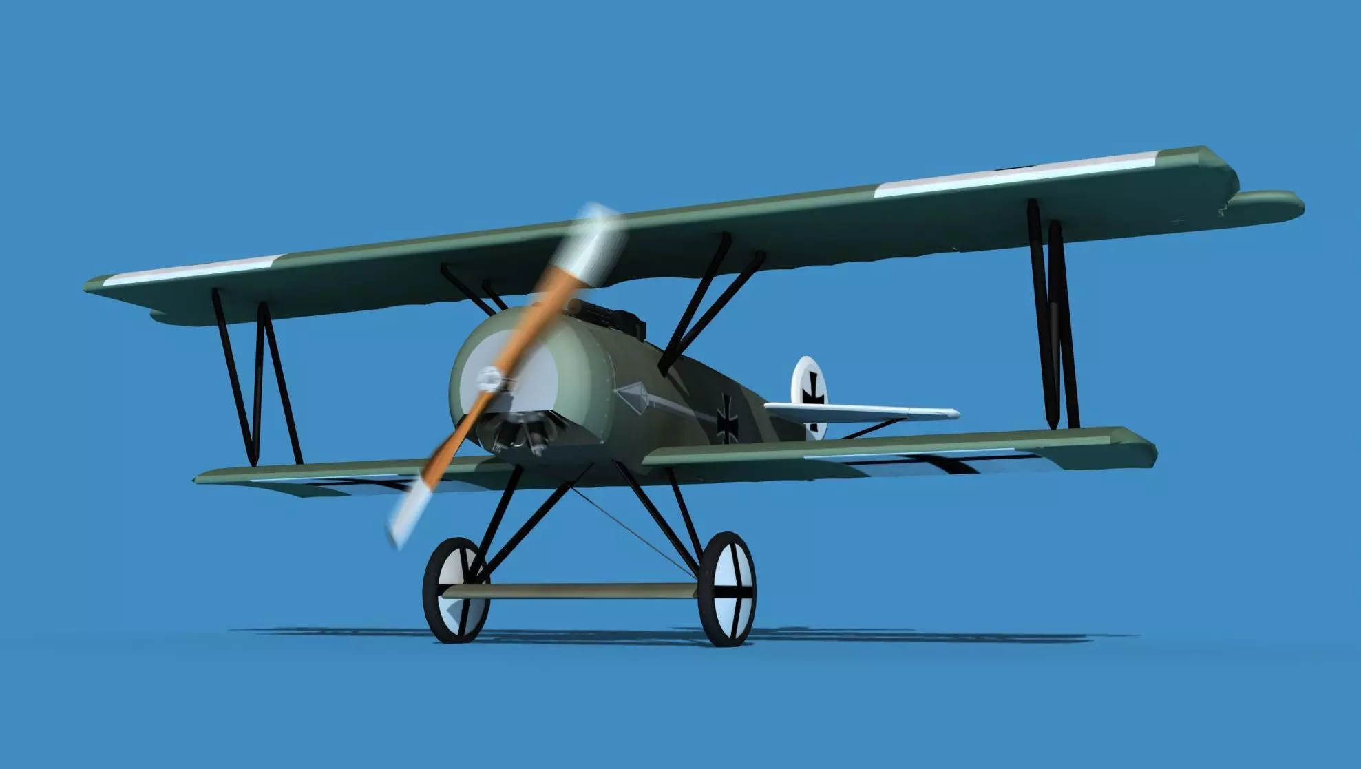 Fokker D-VI V15 3D model_0