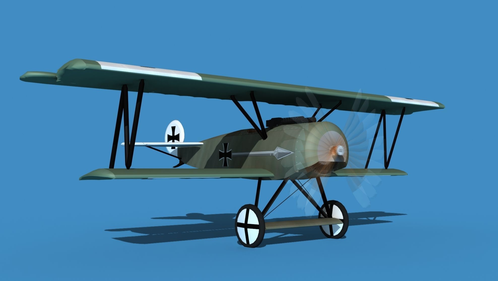 Fokker D-VI V15 3D model_2