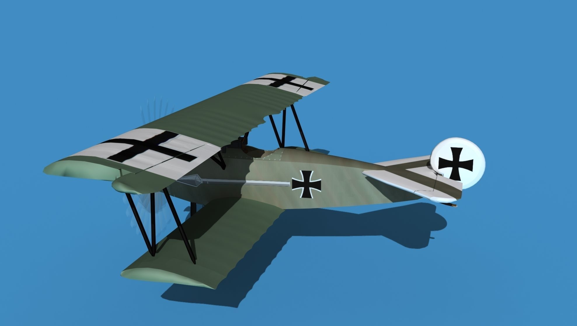Fokker D-VI V15 3D model_8
