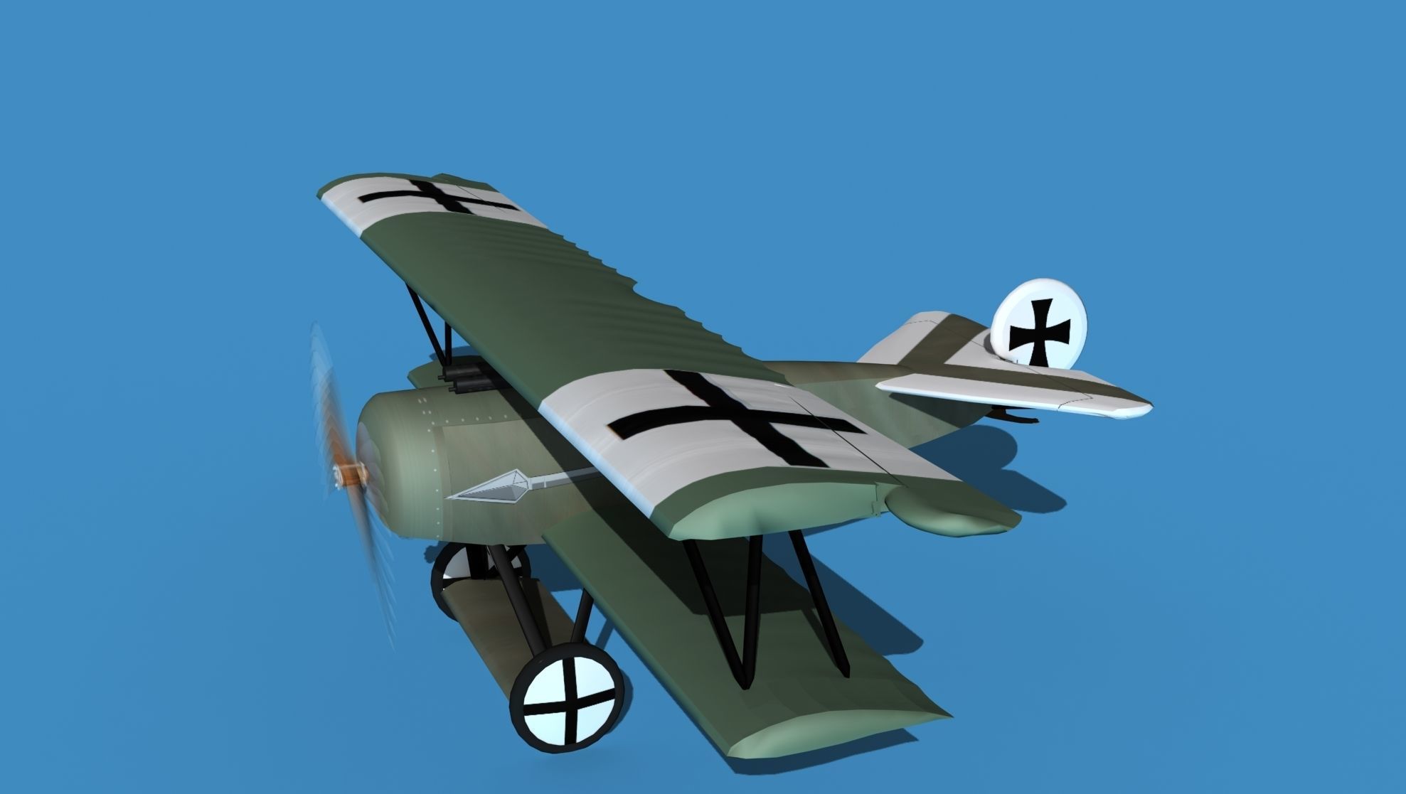 Fokker D-VI V15 3D model_9