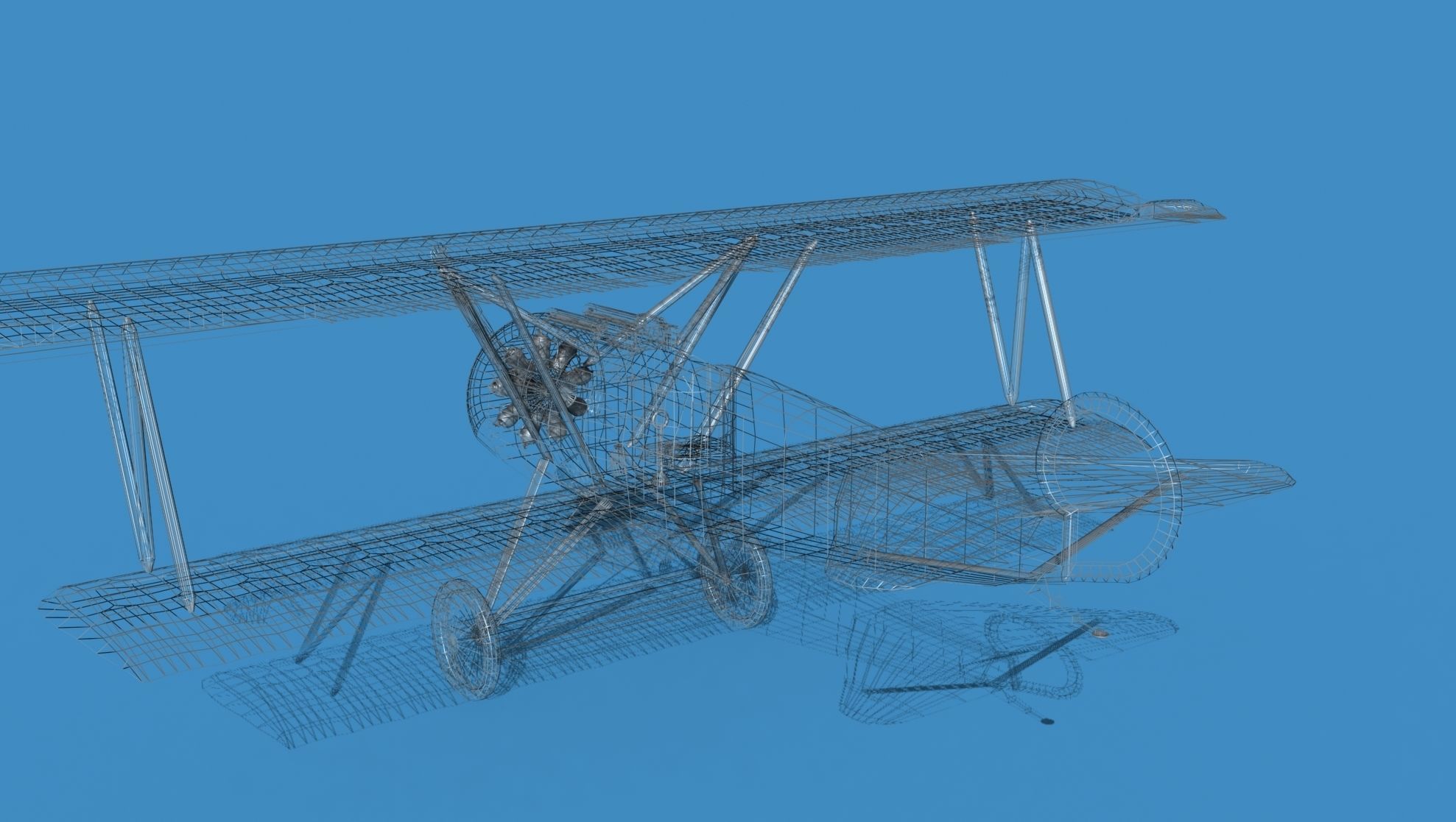 Fokker D-VI V16 3D model_18