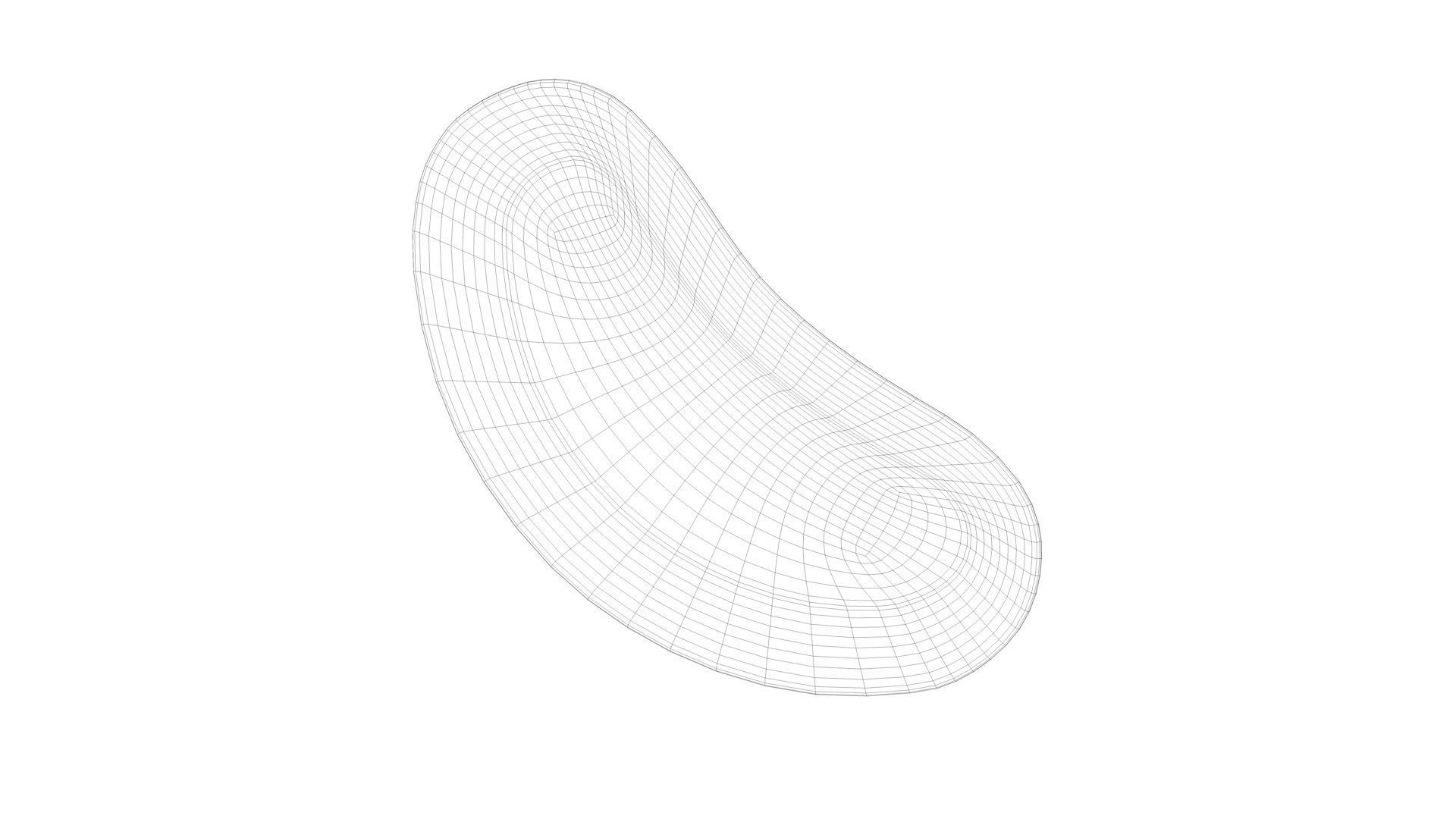 kidney bowl  3D model_3