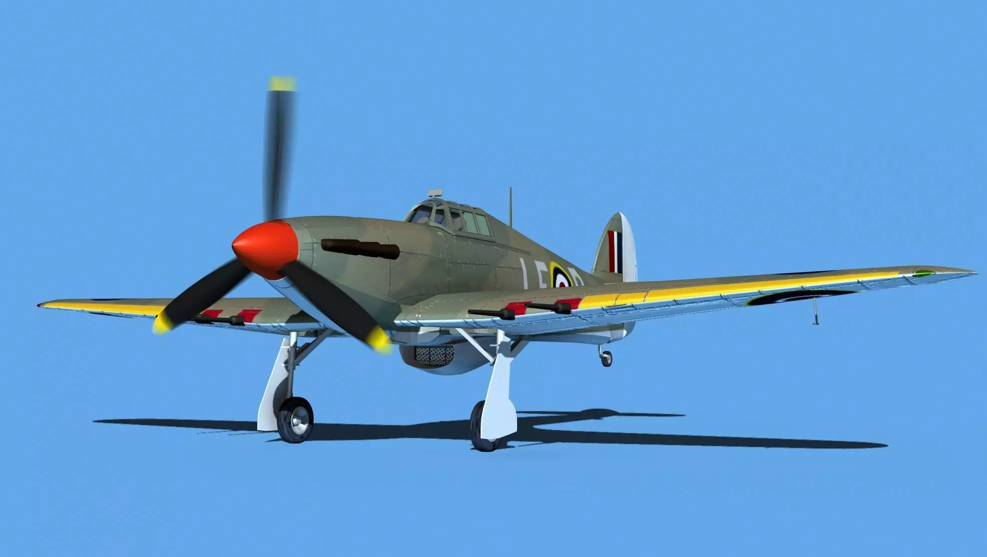 Hawker Hurricane MKII V11 3D model