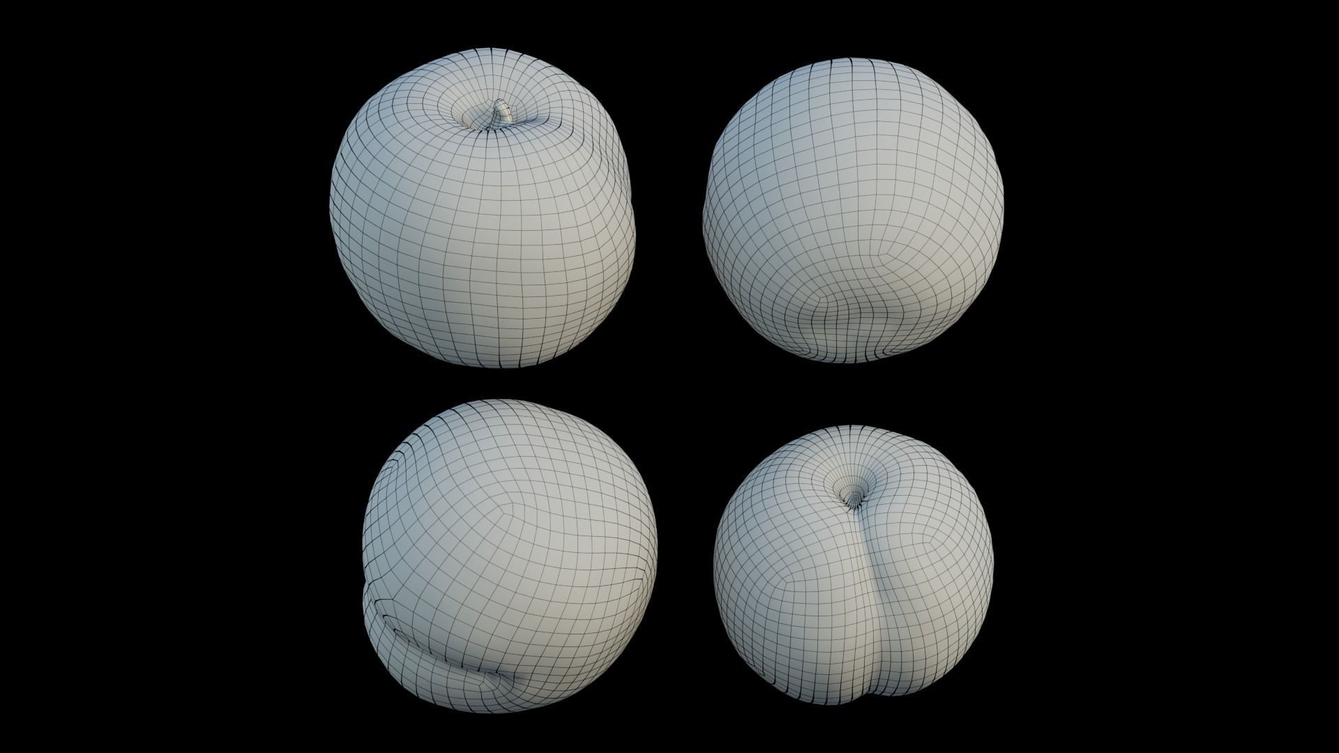 Plum 02 3D model_9