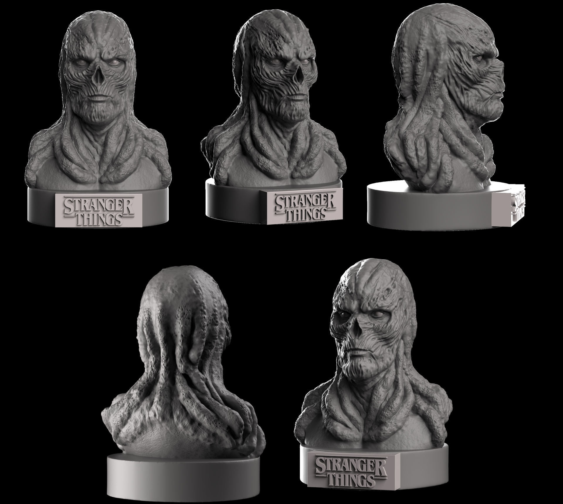 Vecna Fan Art Stranger Things 3D print model_3
