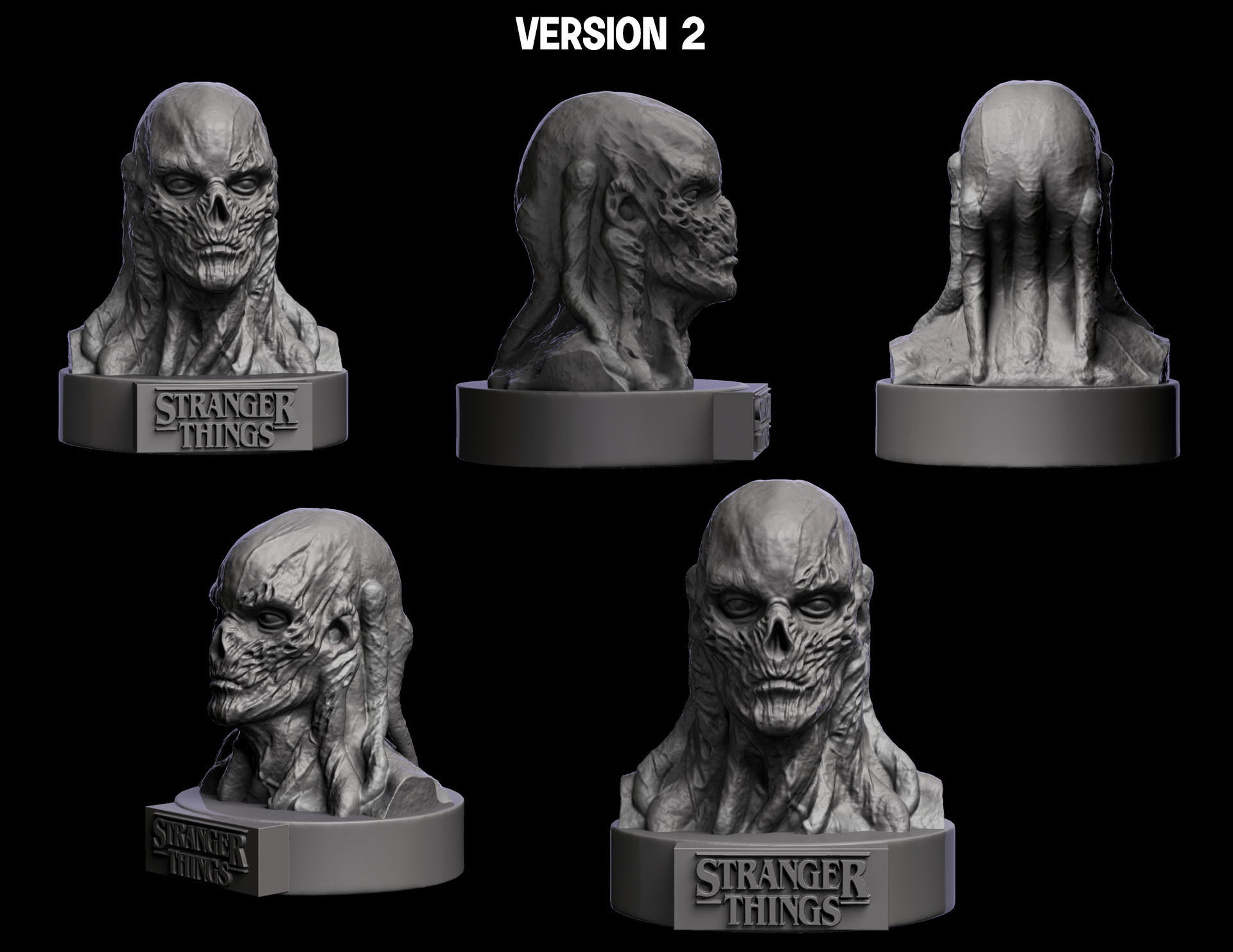 Vecna Fan Art Stranger Things 3D print model_16