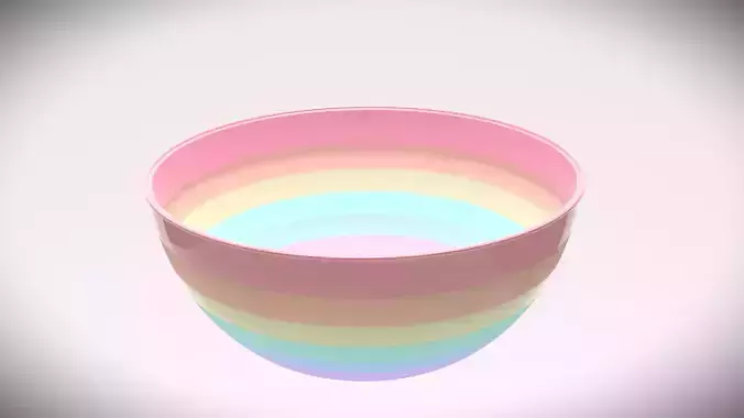 Pastel Rainbow Bowl