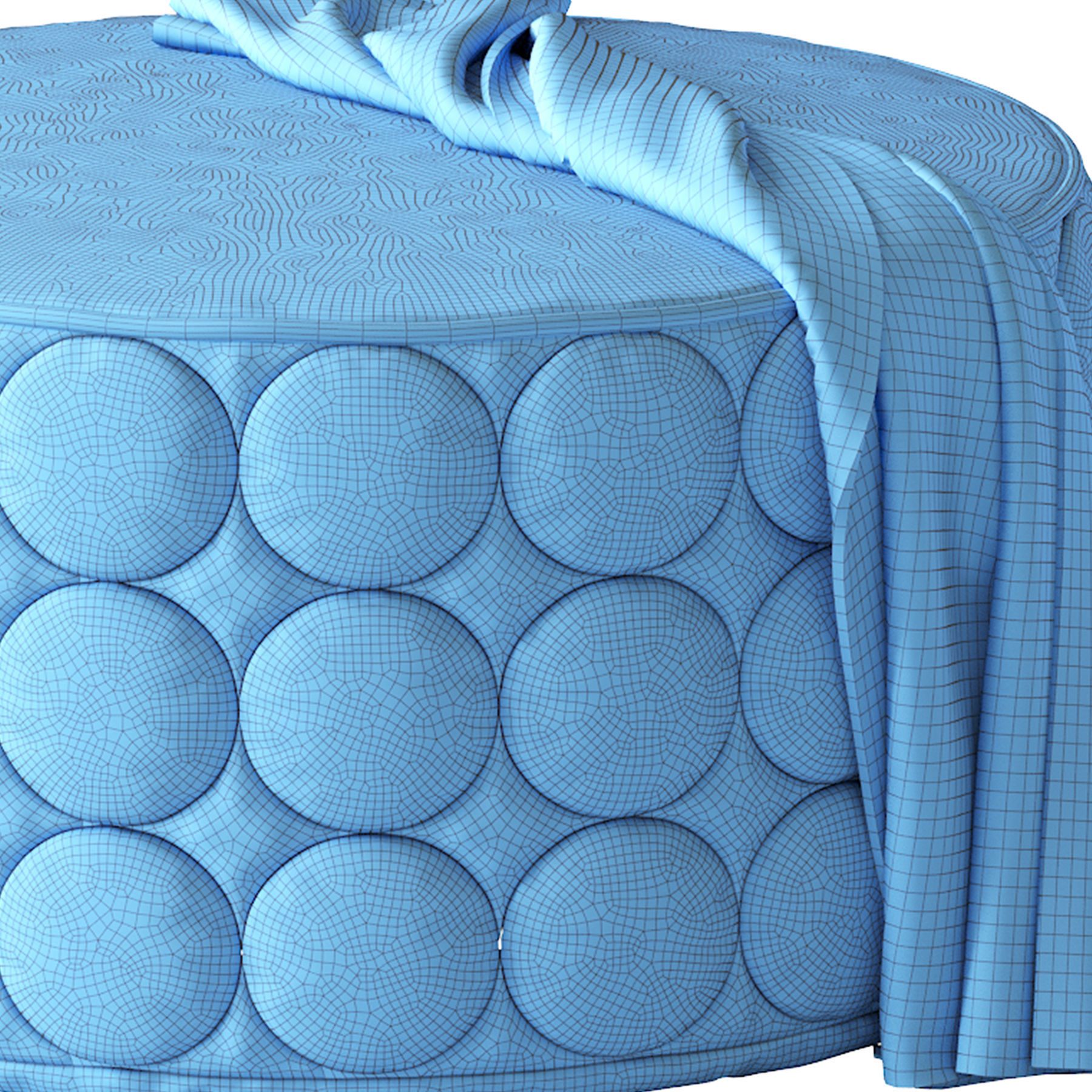 Pouf Velletri 3D model_9