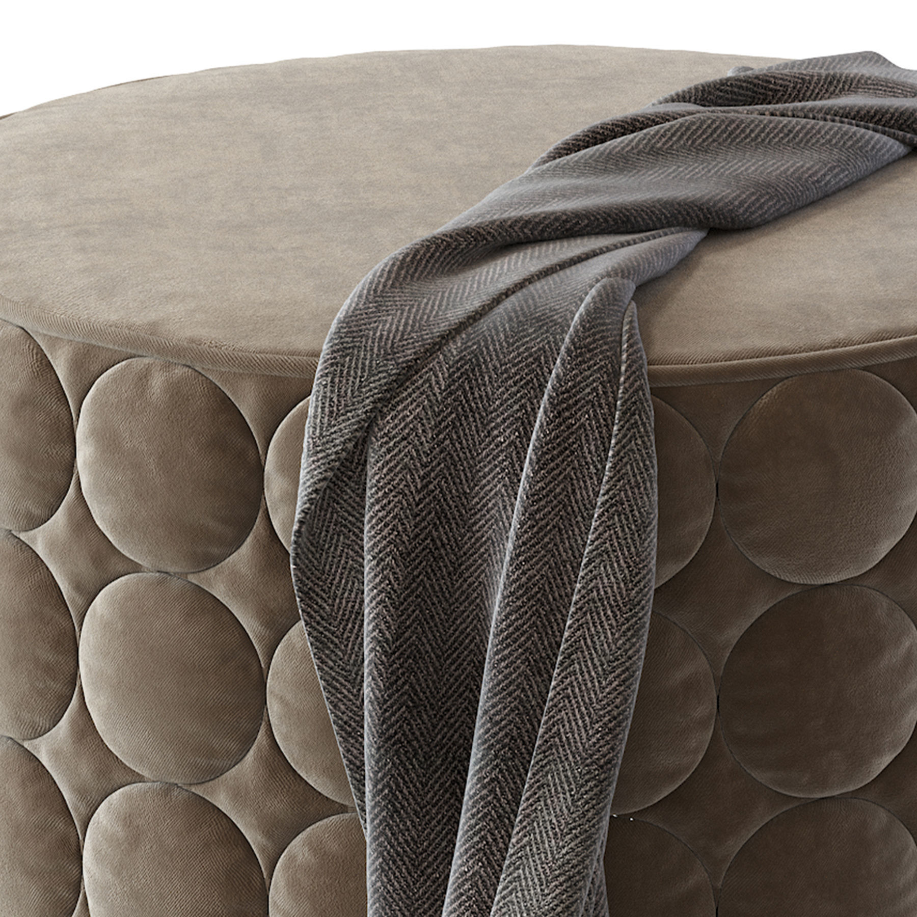 Pouf Velletri 3D model_5