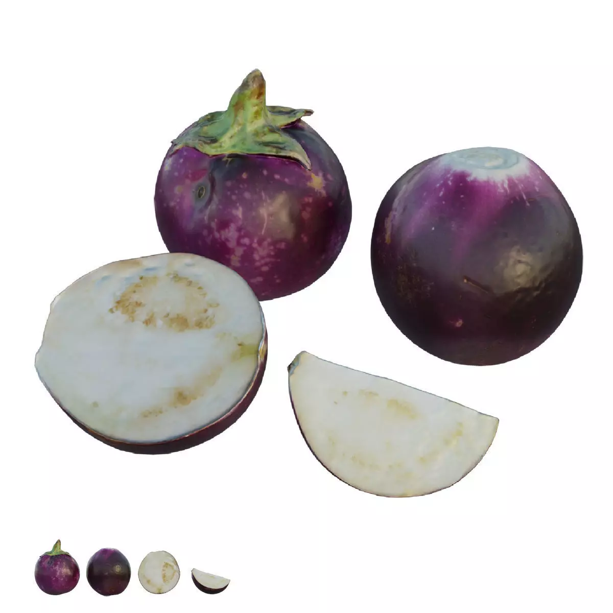 Eggplant 03 3D model