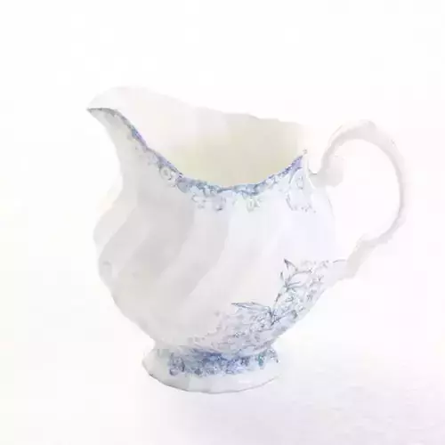 White And Blue Porcelain Water Pitcher