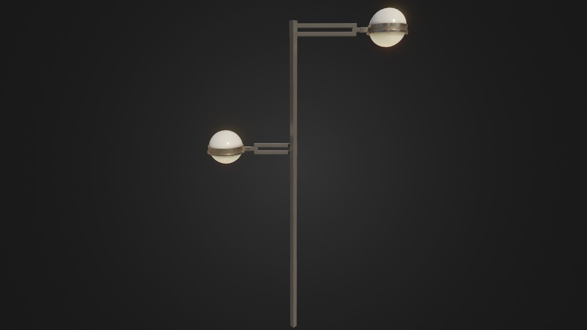 Street Light 22 Low-poly 3D model_37