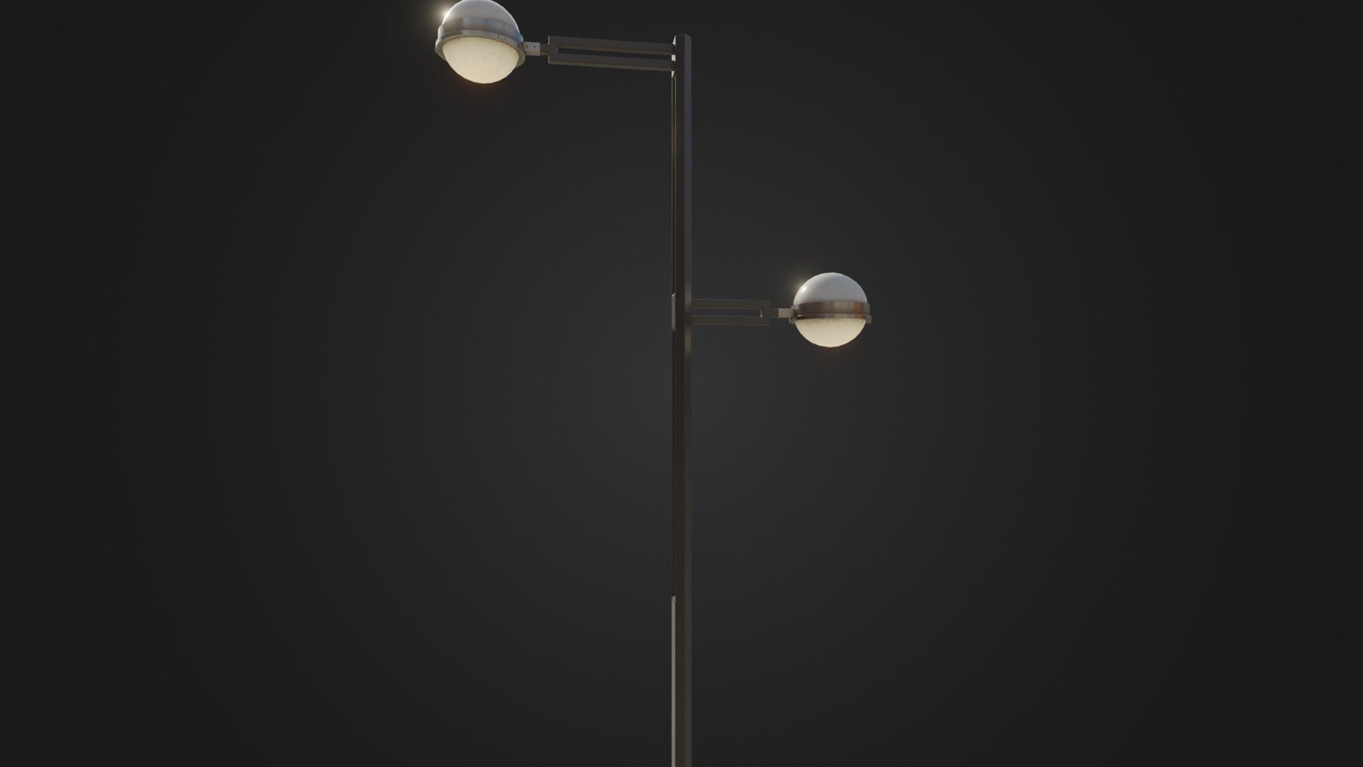 Street Light 22 Low-poly 3D model_18